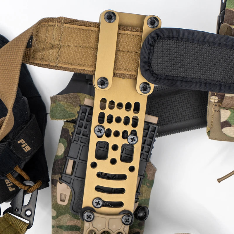 For the best duty-rated holster mounting system in the world, shop Four Brothers Holters for the True North Concepts Modular Holster Adapter aka "The MHA"!