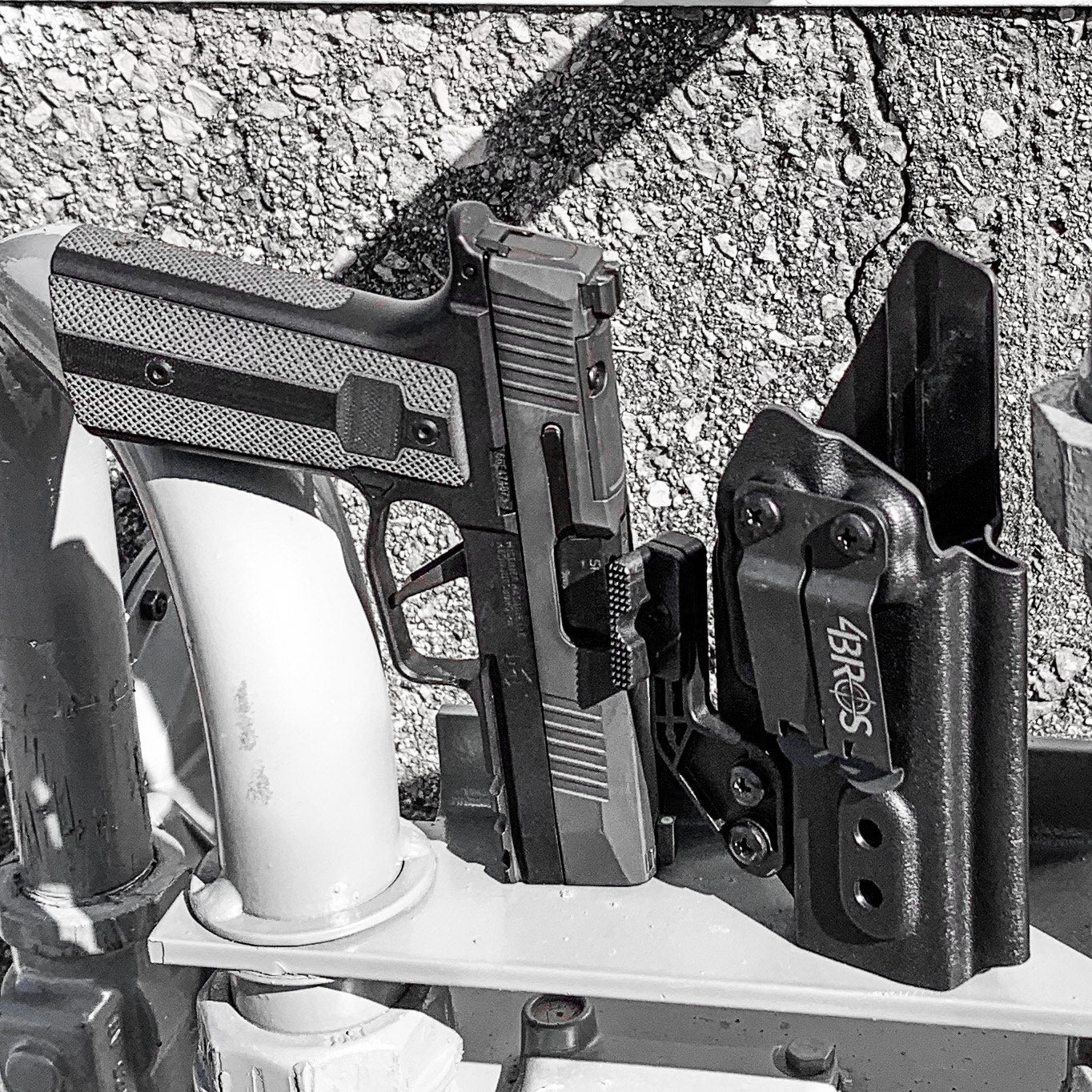 For the best IWB Inside Waistband holster for the Sig Sauer P365, P365XL, or P365-XMACRO Slide & Mischief Machine Grip Module, shop Four Brothers Holsters.