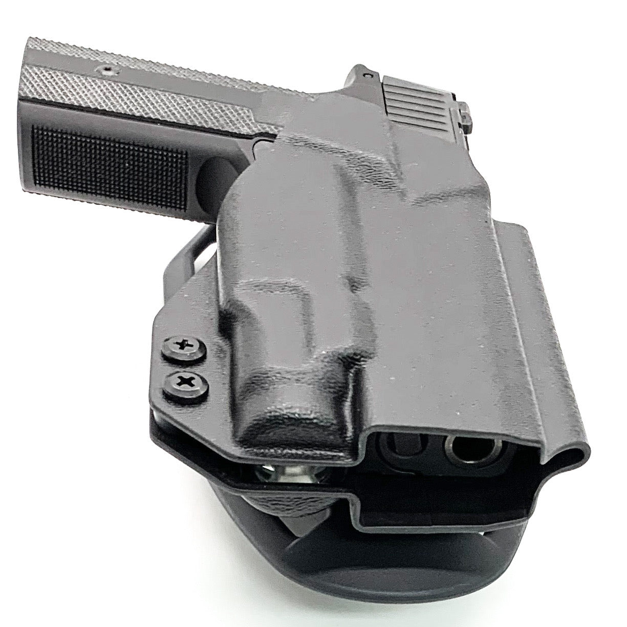 For the best OWB Sig Sauer P365-XMACRO, P365 or P365XL & Mischief Machine Module & Streamlight 1913 TLR-7 Sub Competition Holster, shop Four Brothers Holsters.