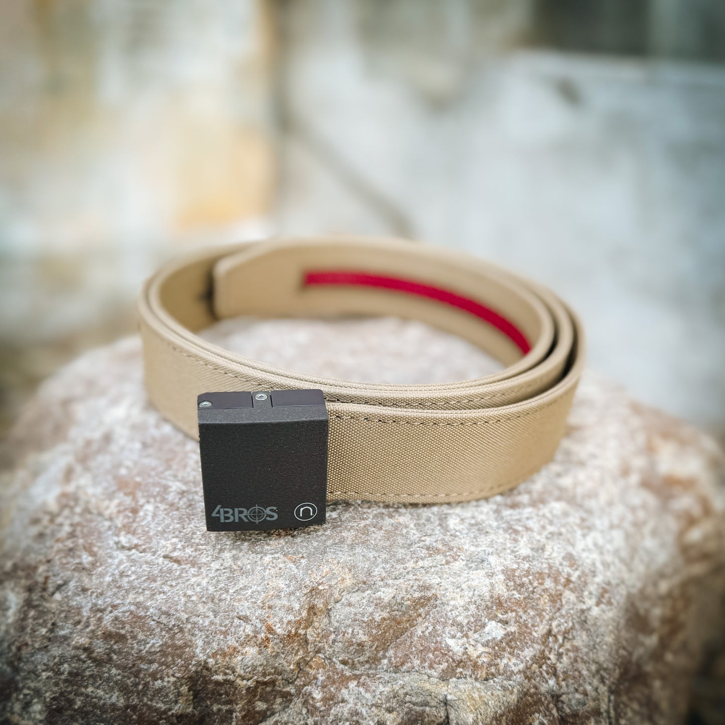 For the best, most comfortable Coyote Tan appendix belt for everyday carry of your pistol, shop Four Brothers 4BROS Holsters for the Nextbelt 4BROS edition.