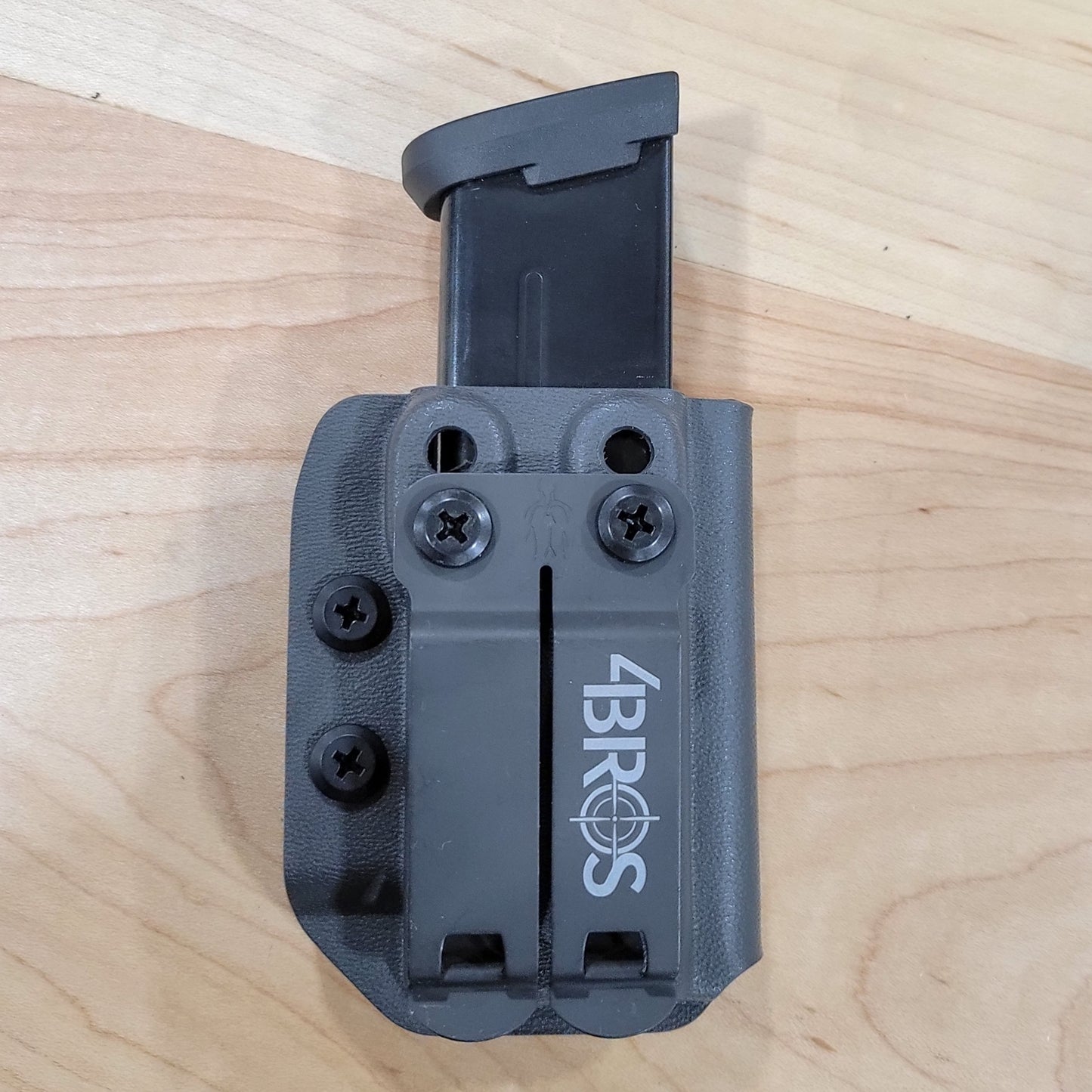For the Best KydFor the Best Kydex IWB AIWB appendix carry inside waistband magazine pouch for Sig P365-FUSE, shop Four Brothers 4BROS Holsters. Adjustable retention.
ex IWB AIWB appendix inside waistband magazine pouch for Sig P365-FUSE, shop Four Brothers Holsters. Suitable for belt widths of 1 1/2" & 1 3/4". Adjustable retention. Appendix Carry IWB Carrier Holster Hellcat Pro, Sig P365XL, P365-XMACRO, Glock 43X & 48, Smith and Wesson Equalizer, and Shield Plus