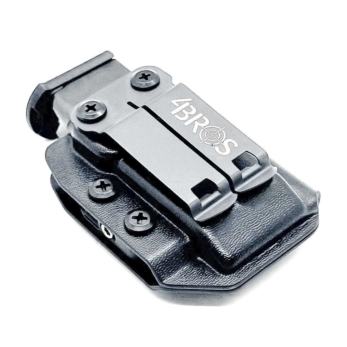 Black Kydex IWB AIWB appendix inside waistband magazine pouch carrier holster for Sig Sauer P365XL from Four Brothers Holsters. Adjustable retention.