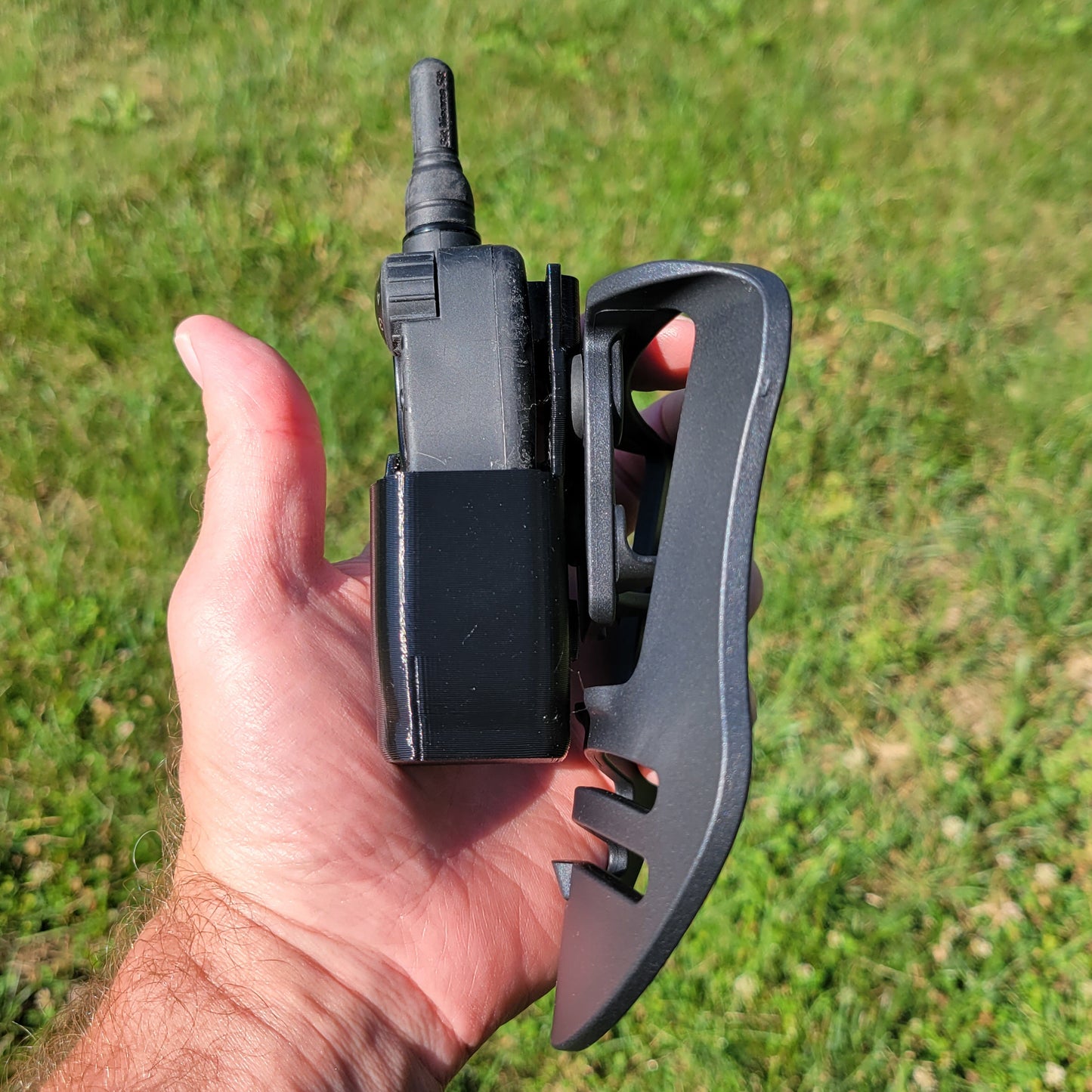 For the best and lowest cost Sit Means Sit Remote Collar Carrier, shop Four Brothers 4BROS Holsters. Our 3D-printed remote carrier is made in the USA.