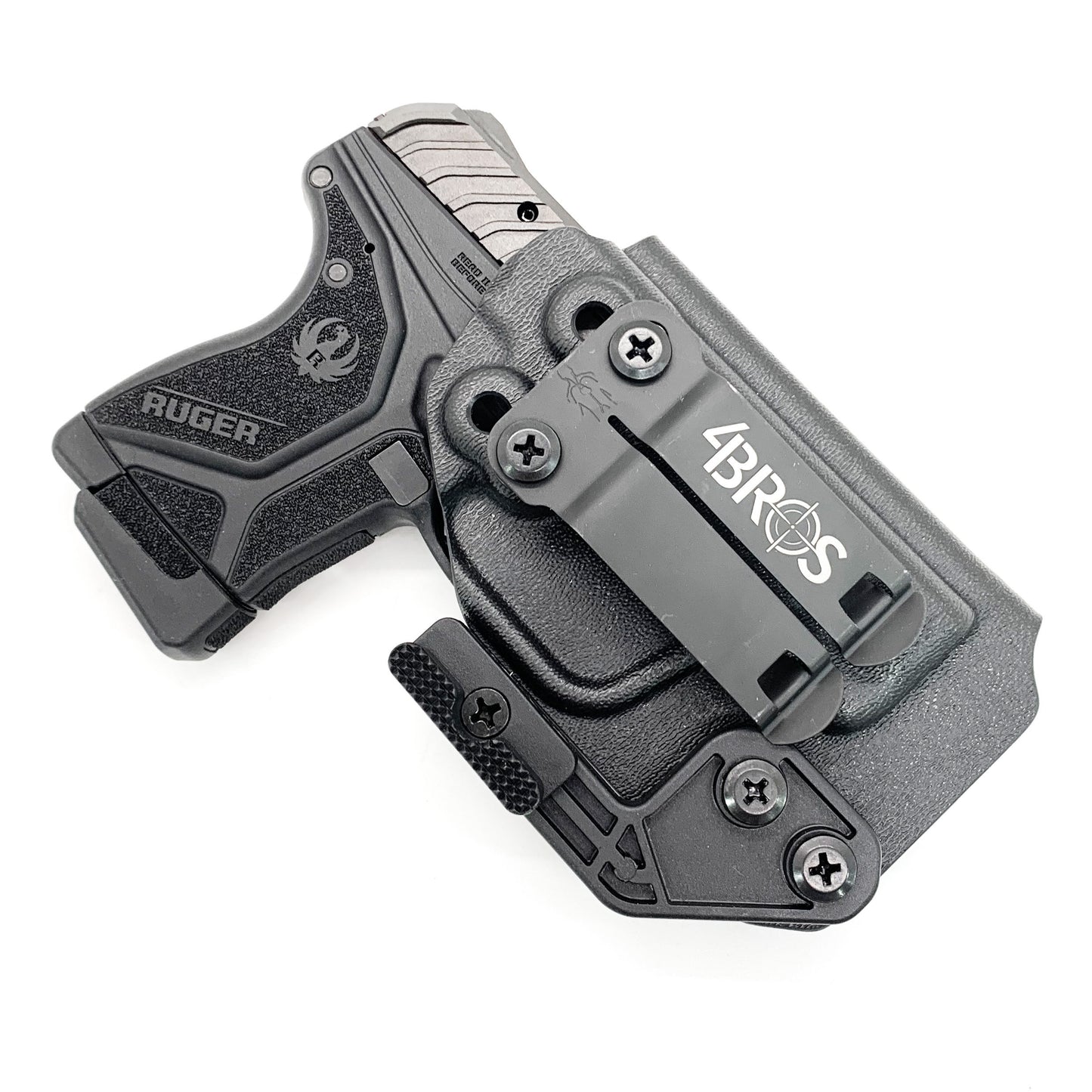 For the best IWB, AIWB, Inside Waistband Holster designed for the Ruger LCP II pistol Shop Four Brothers 4BROS Holsters. Proudly manufactured in the USA.