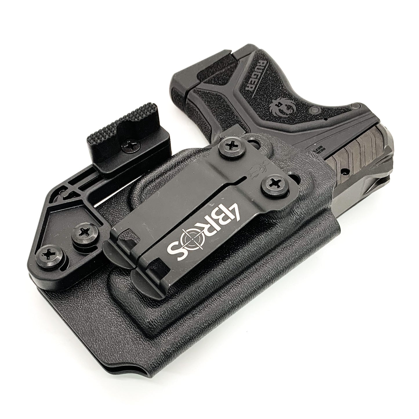 For the best IWB, AIWB, Inside Waistband Holster designed for the Ruger LCP II pistol Shop Four Brothers 4BROS Holsters. Proudly manufactured in the USA.