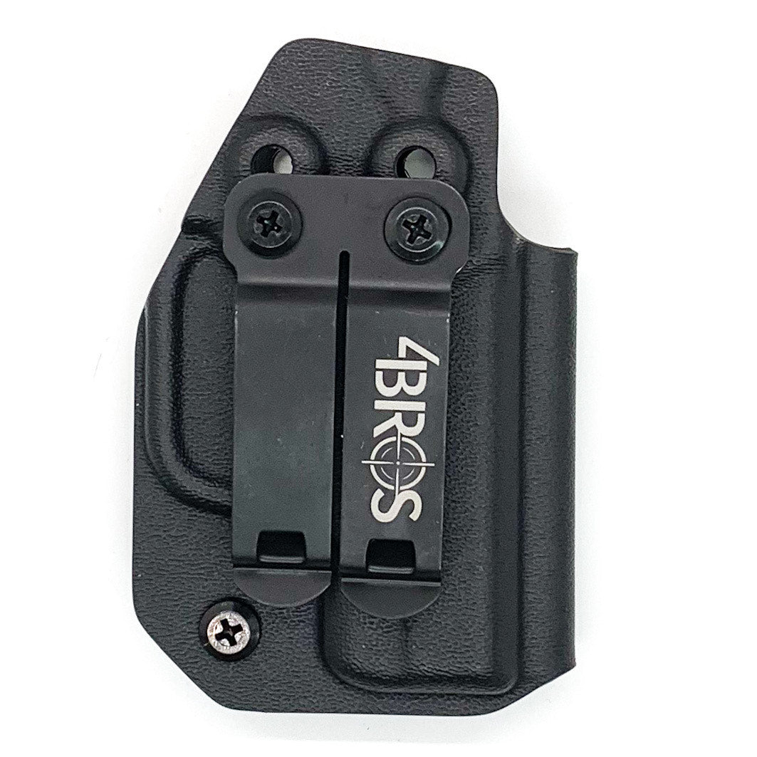 For the best, most comfortable, compact IWB AIWB inside waistband concealed carry holster for the Ruger LCP MAX pistol, shop Four Brothers 4BROS Holsters.