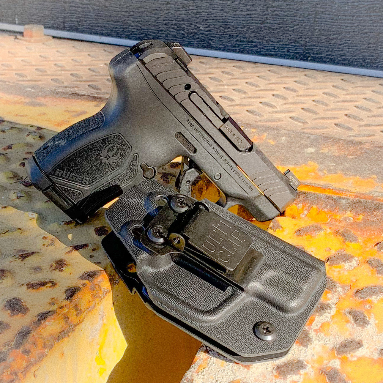 For the best, most comfortable, compact IWB AIWB inside waistband concealed carry holster for the Ruger LCP MAX pistol, shop Four Brothers 4BROS Holsters.