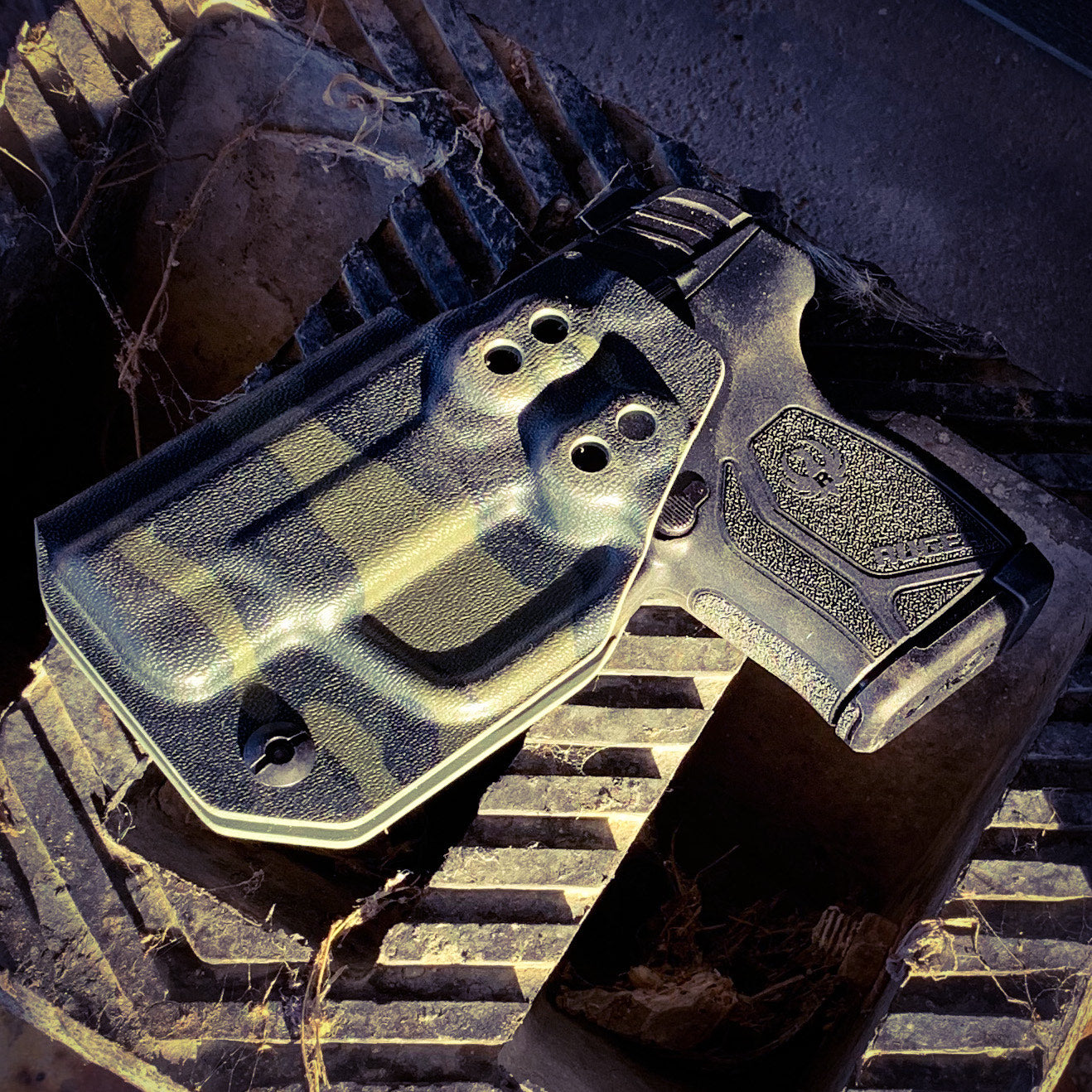 For the best, most comfortable, compact IWB AIWB inside waistband concealed carry holster for the Ruger LCP MAX pistol, shop Four Brothers 4BROS Holsters.