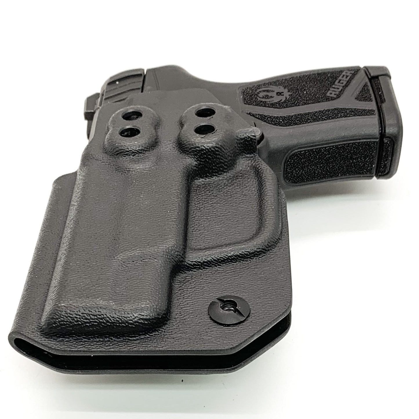 For the best, most comfortable, compact IWB AIWB inside waistband concealed carry holster for the Ruger LCP MAX pistol, shop Four Brothers 4BROS Holsters.