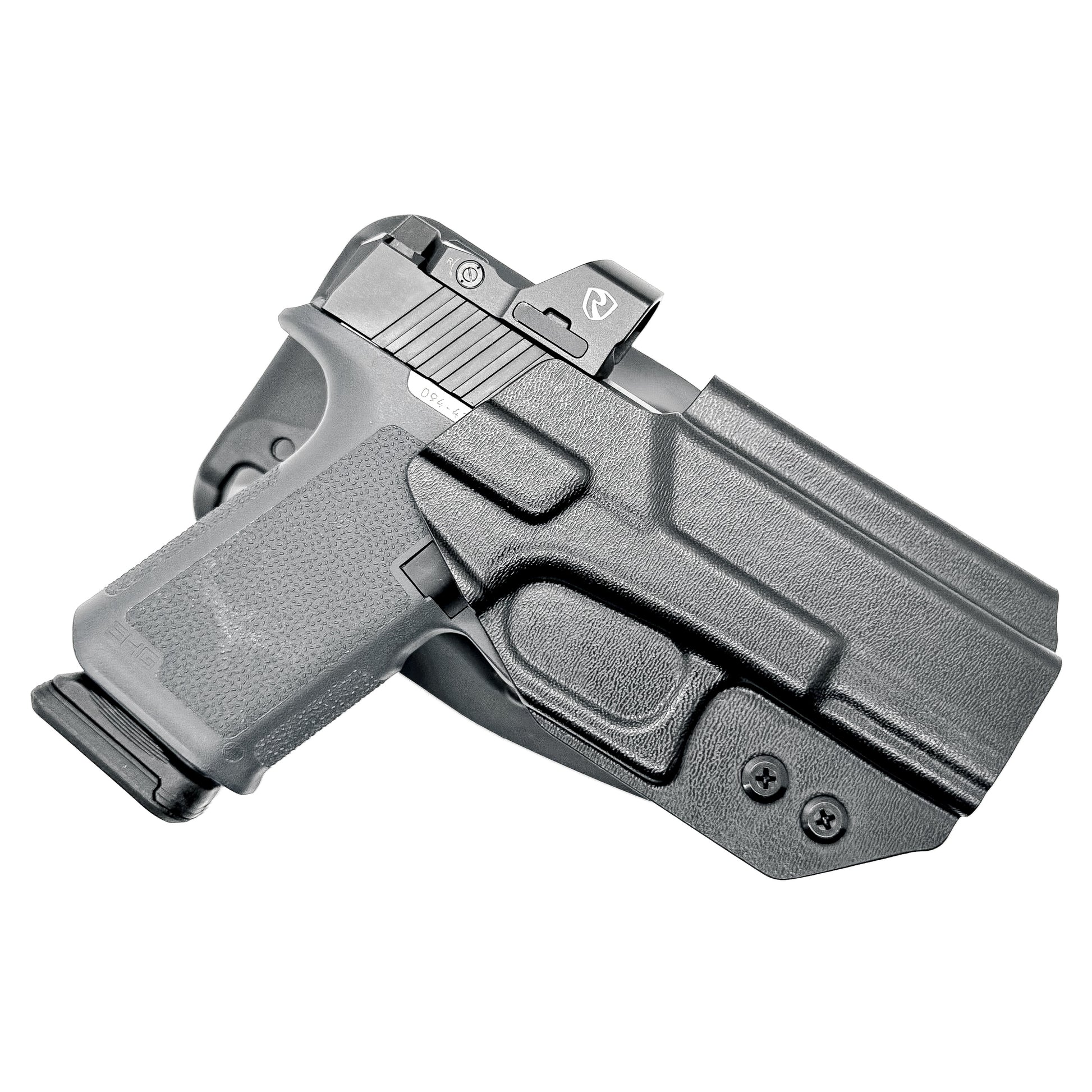 For the best Outside Waistband Duty & Competition Style Kydex holster designed to fit the Ruger RXM handgun, shop Four Brothers Holsters. 4Bros, Made in the USA