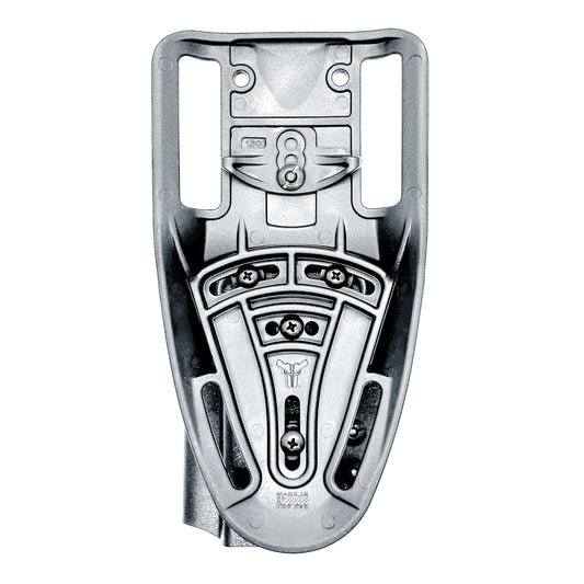 Black Duty & Competition Outside Waistband OWB Holster for the Ruger RXM pistol with a Blade-Tech Duty Drop.