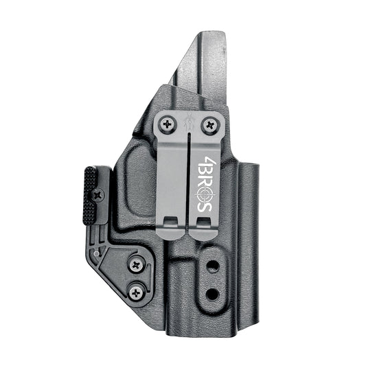 For the best Kydex IWB AIWB Inside Waistband Holster for the Ruger RXM, shop Four Brothers. 4Bros Holsters are Made in the USA!  Adjustable retention and cant.