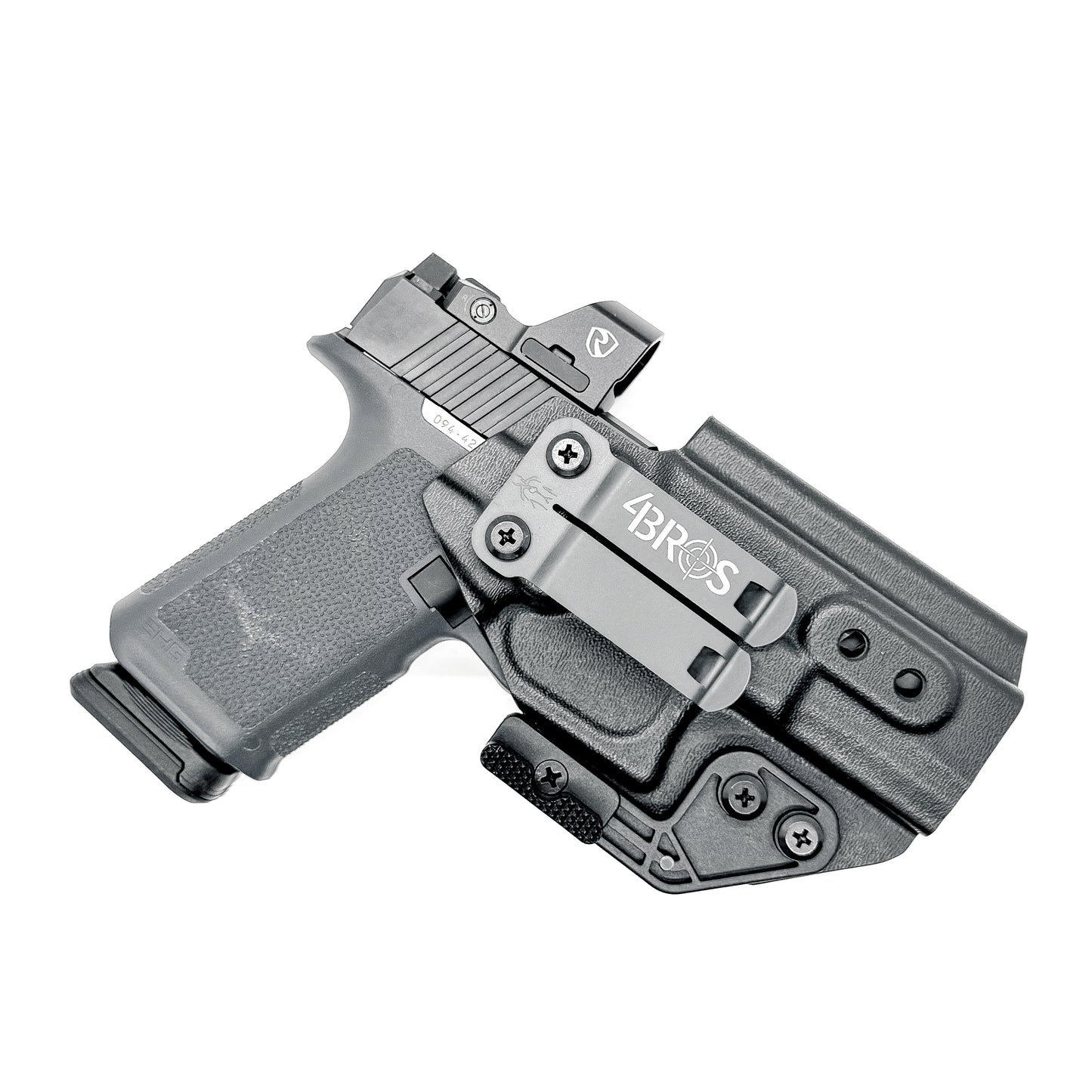 For the best Kydex IWB AIWB Inside Waistband Holster for the Ruger RXM, shop Four Brothers. 4Bros Holsters are Made in the USA! Adjustable retention and cant.