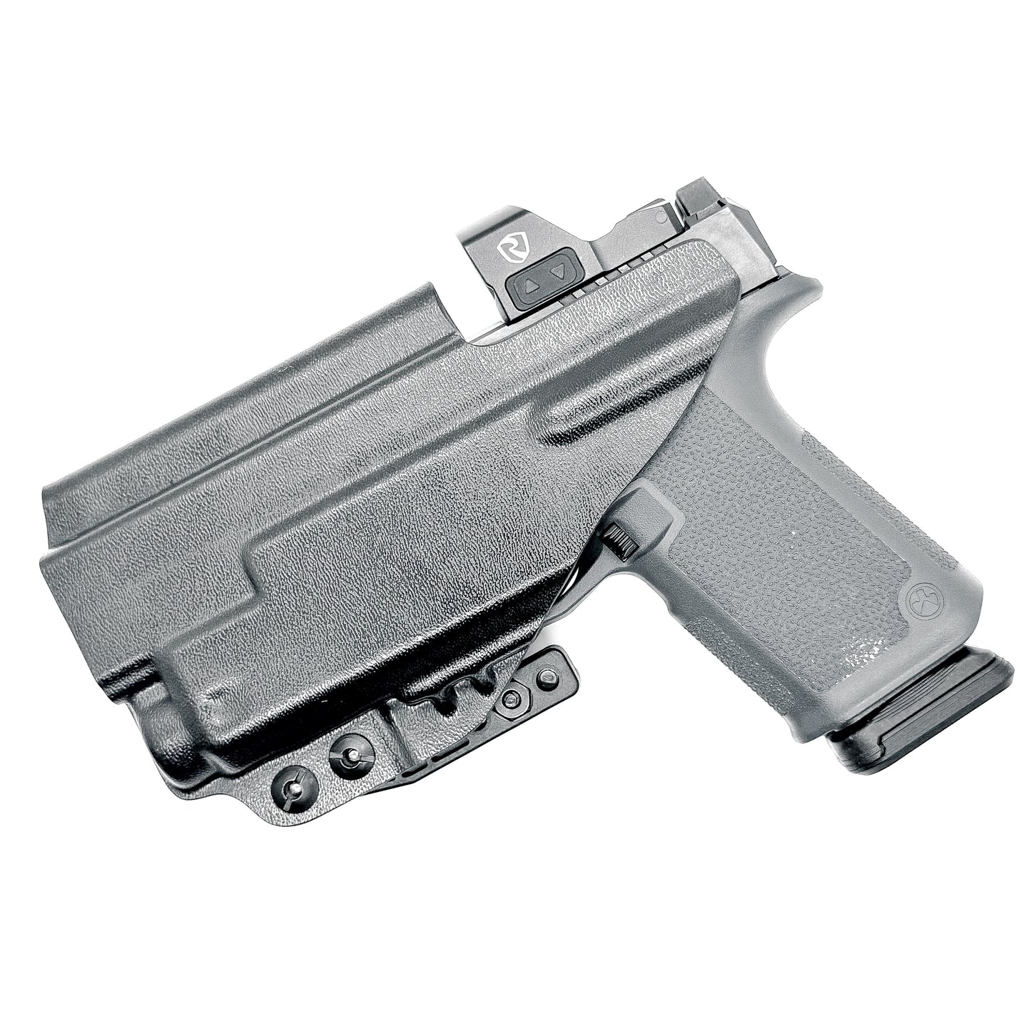 For the Best, most comfortable, Inside Waistband IWB AIWB Appendix Kydex holster for the Ruger RXM and Nightstick TCM-10, shop Four Brothers Holsters.
