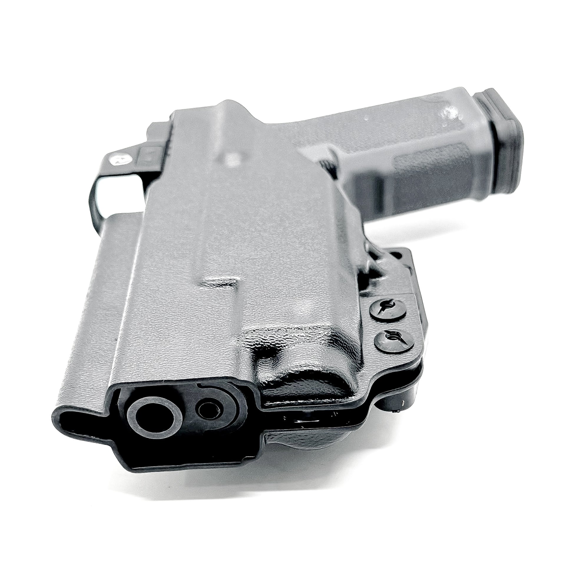 For the Best, most comfortable, Inside Waistband IWB AIWB Appendix Kydex holster for the Ruger RXM and Nightstick TCM-10, shop Four Brothers Holsters.