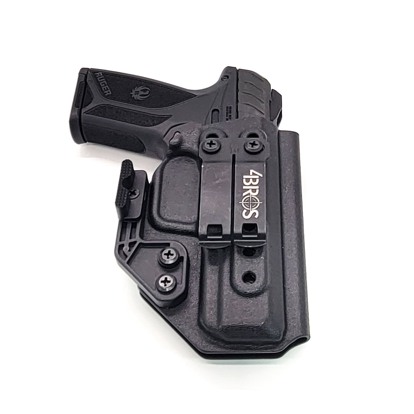 For the best, most comfortable, AIWB, IWB, Kydex Inside Waistband Holster Designed to fit the Ruger Security 9 pistol, shop Four Brothers 4BROS Holsters.