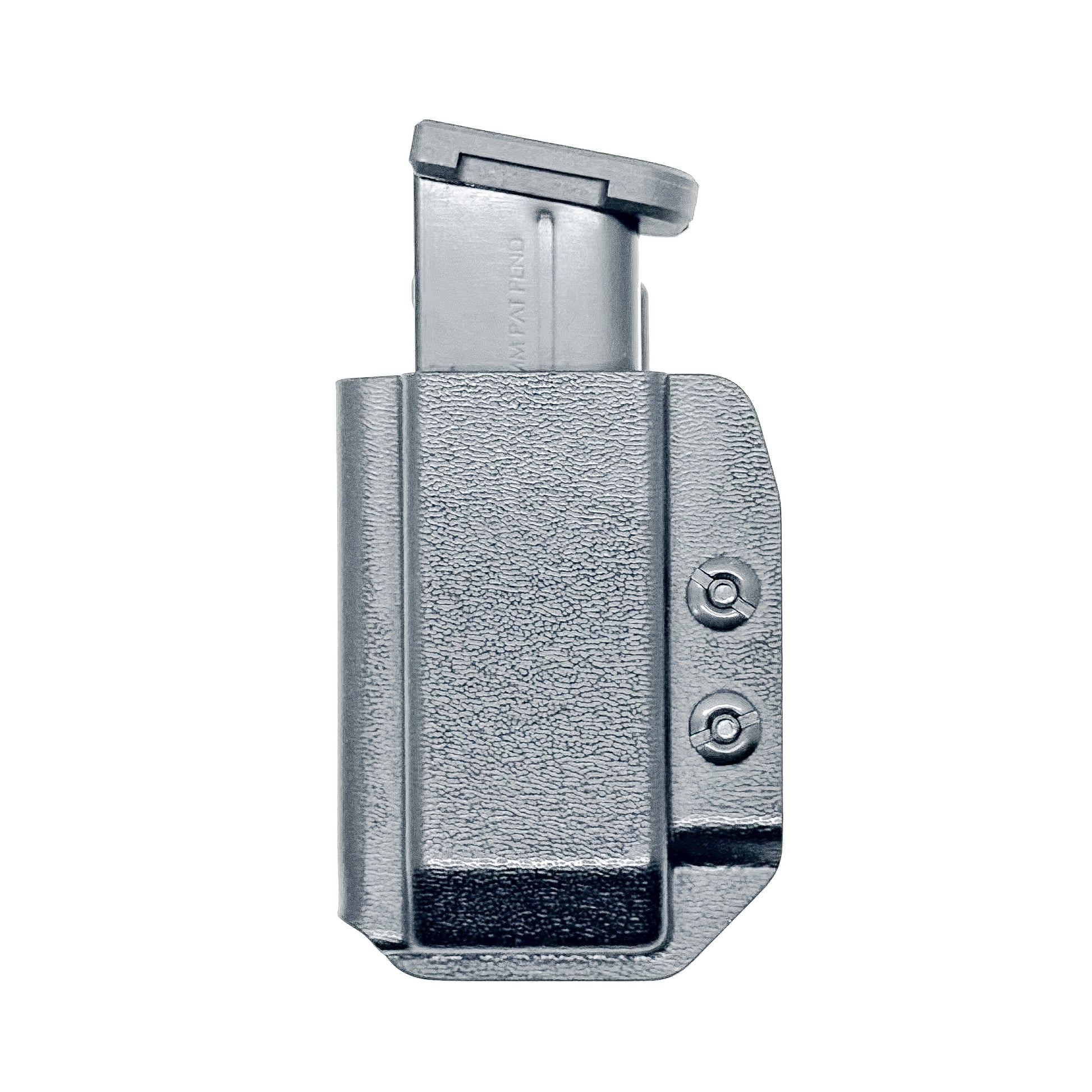 Black Kydex IWB AIWB appendix inside waistband magazine pouch for the Shield Arms S15 Magazine from Four Brothers Holsters.  Proudly made in the USA.