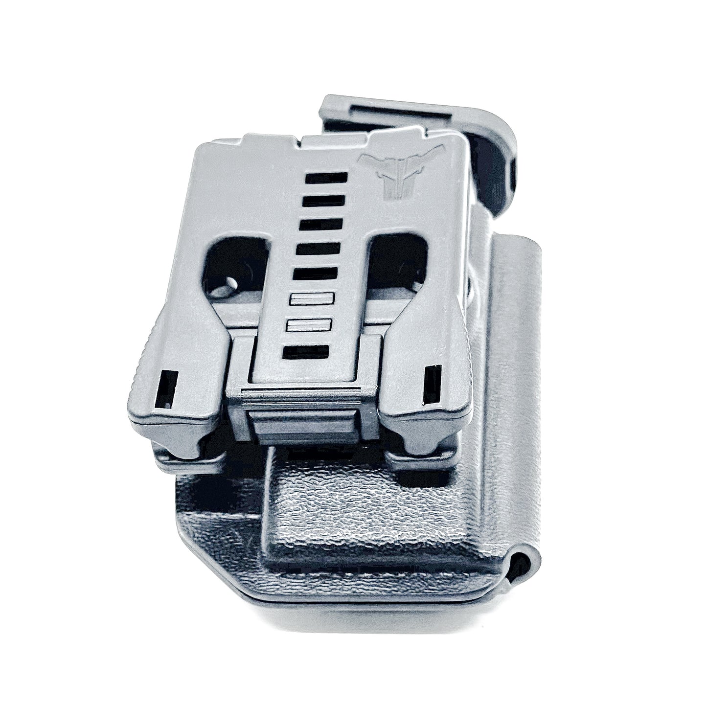 Black Kydex OWB Outside Waistband magazine pouch for the Shield Arms S15 magazine from Four Brothers 4BROS Holsters.  Proudly made in the USA.