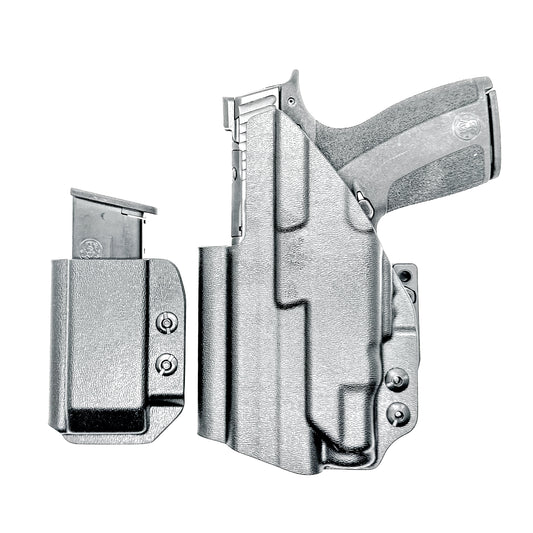 Four Brothers Holsters Inside Waistband IWB & AIWB Holster & Magazine Carrier combo for the Smith & Wesson M&P Shield X & TLR-7 X Sub or TLR-7 HL-X Sub.