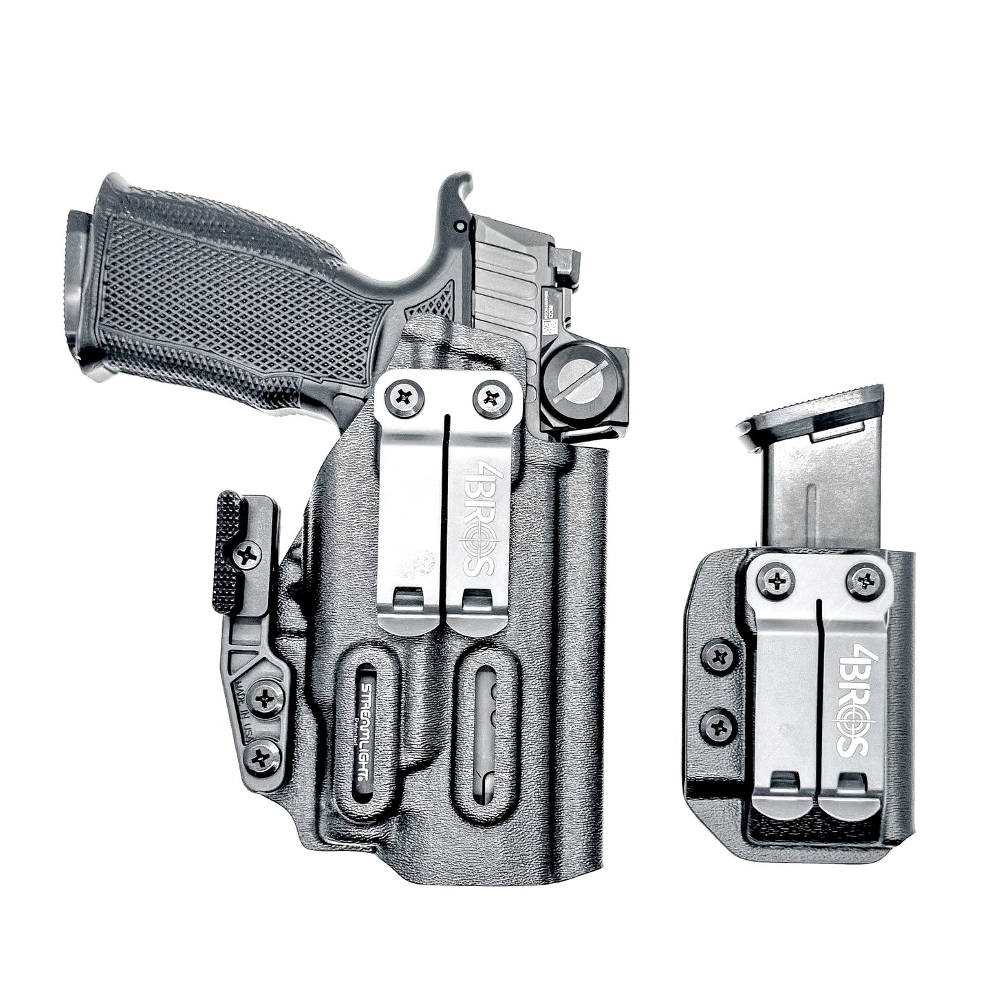 Inside Waistband IWB Holster & Magazine Carrier Combo for the Sig Sauer P365-FUSE & Icarus Precision A.C.E. Module & TLR-7 Sub from Four Brothers Holsters
