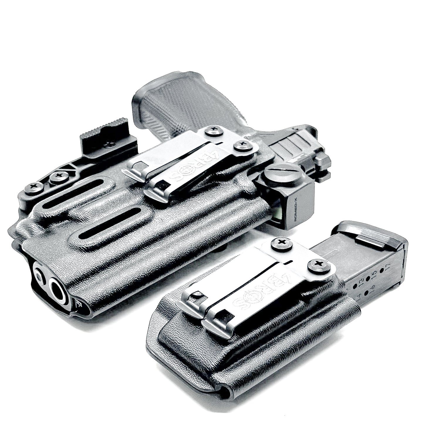Inside Waistband IWB Holster & Magazine Carrier Combo for the Sig Sauer P365-FUSE & Icarus Precision A.C.E. Module & TLR-7 Sub from Four Brothers Holsters