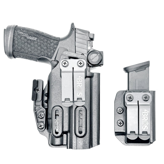 Inside Waistband IWB Holster & Magazine carrier Combo fits Sig Sauer P365-FUSE or P365-XMACRO & Streamlight TLR-7 X/A or TLR-7 HL-X from Four Brothers Holsters