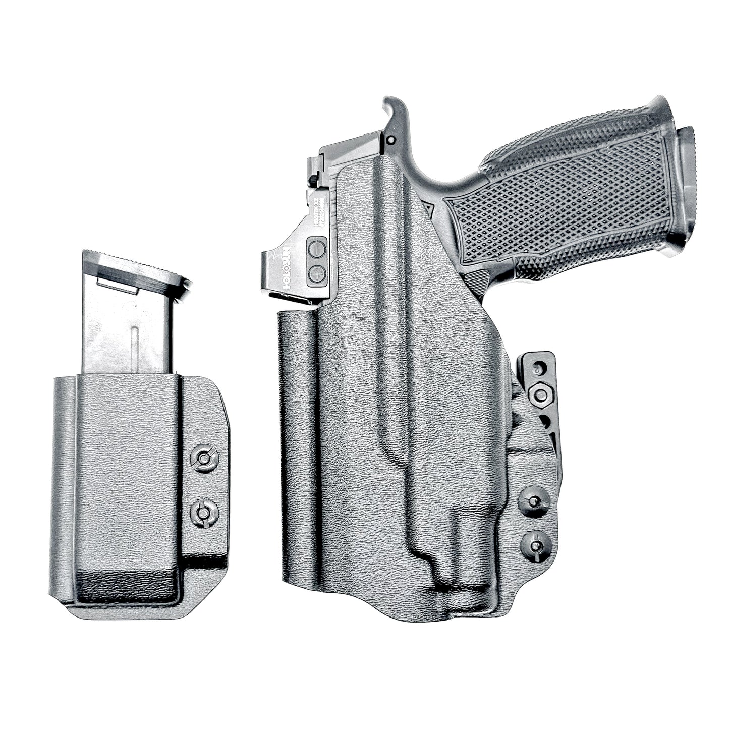 Four Brothers Sig Sauer P365-XMACRO & Icarus Precision A.C.E. 365 X MACRO Grip Module & Streamlight TLR-7 Sub & mag pouch IWB Inside Waistband Holster Combo
