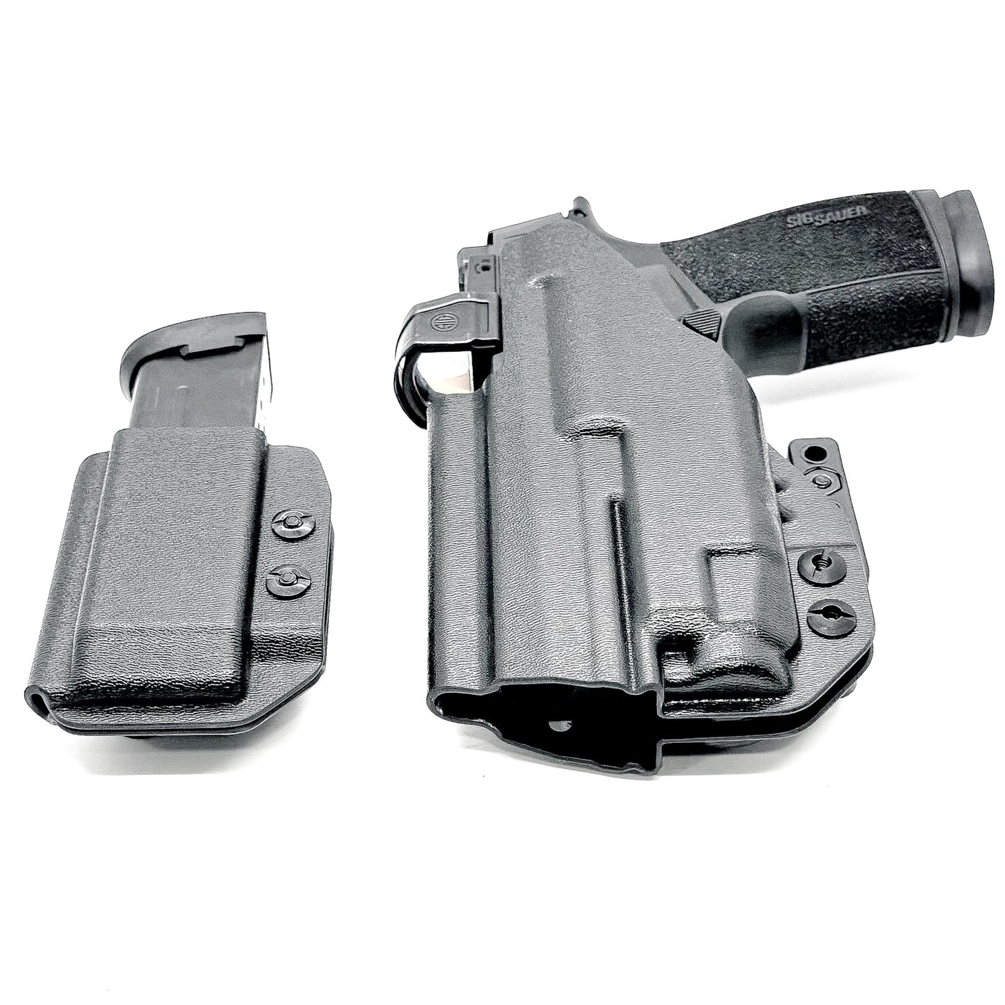Four Brothers Holsters Inside Waistband IWB & AIWB Holster & Magazine Carrier combo for the Sig Sauer P365-XMACRO, TACOPS COMP & Streamlight TLR-7 X or TLR-7 A
