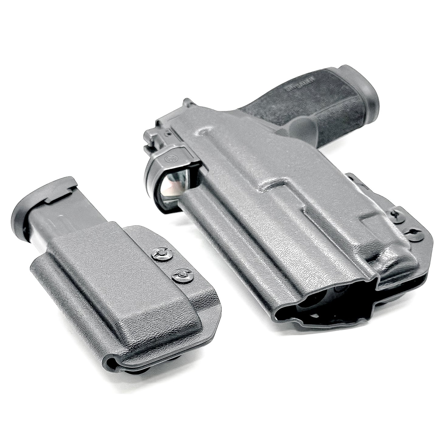 Four Brothers Holsters Inside Waistband IWB & AIWB Holster & Magazine Carrier combo for the Sig Sauer P365-XMACRO, TACOPS COMP & Streamlight TLR-7 X or TLR-7 A