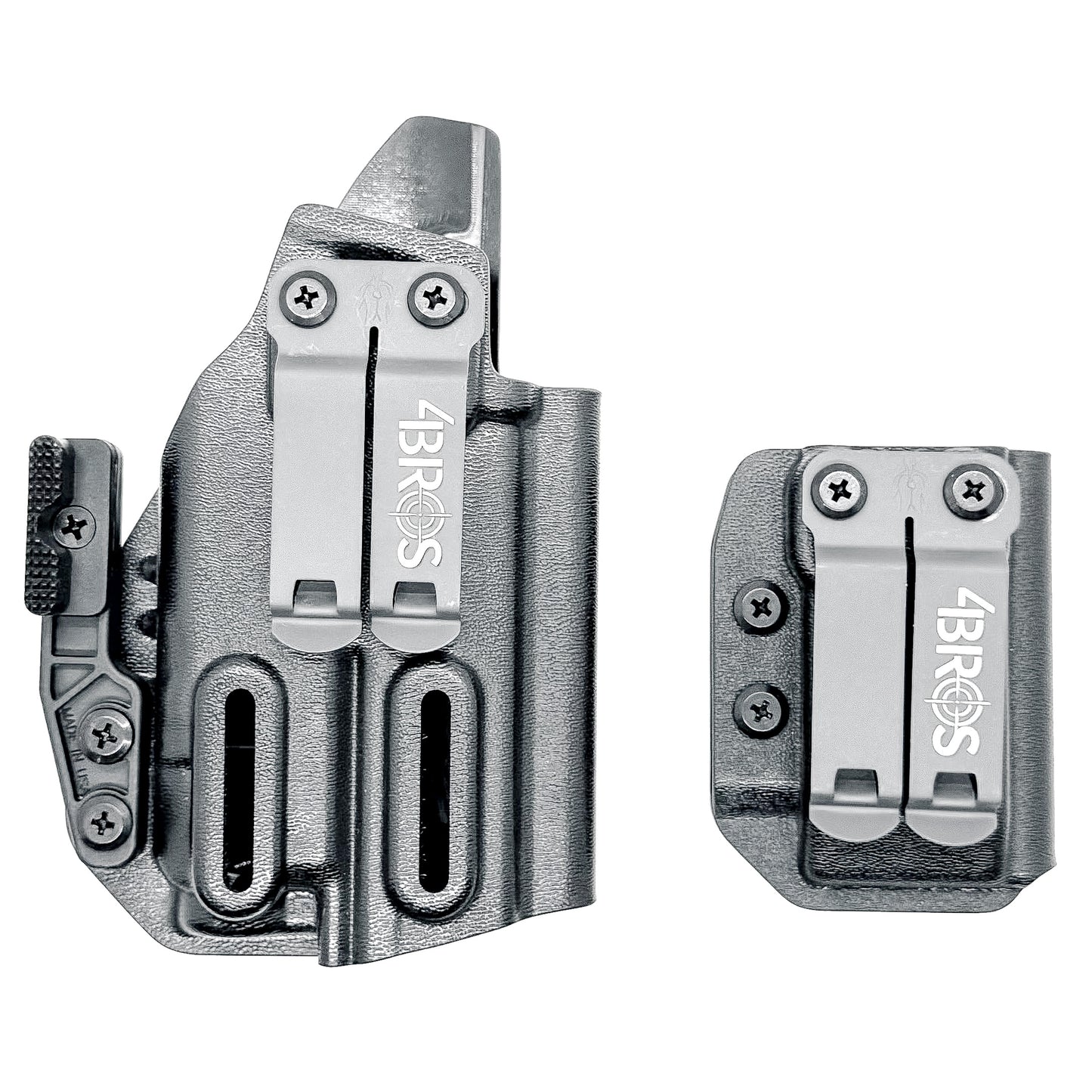 Four Brothers Holsters Inside Waistband IWB & AIWB Holster & Magazine Carrier combo for the Sig Sauer P365-XMACRO, TACOPS COMP & Streamlight TLR-7 X or TLR-7 A