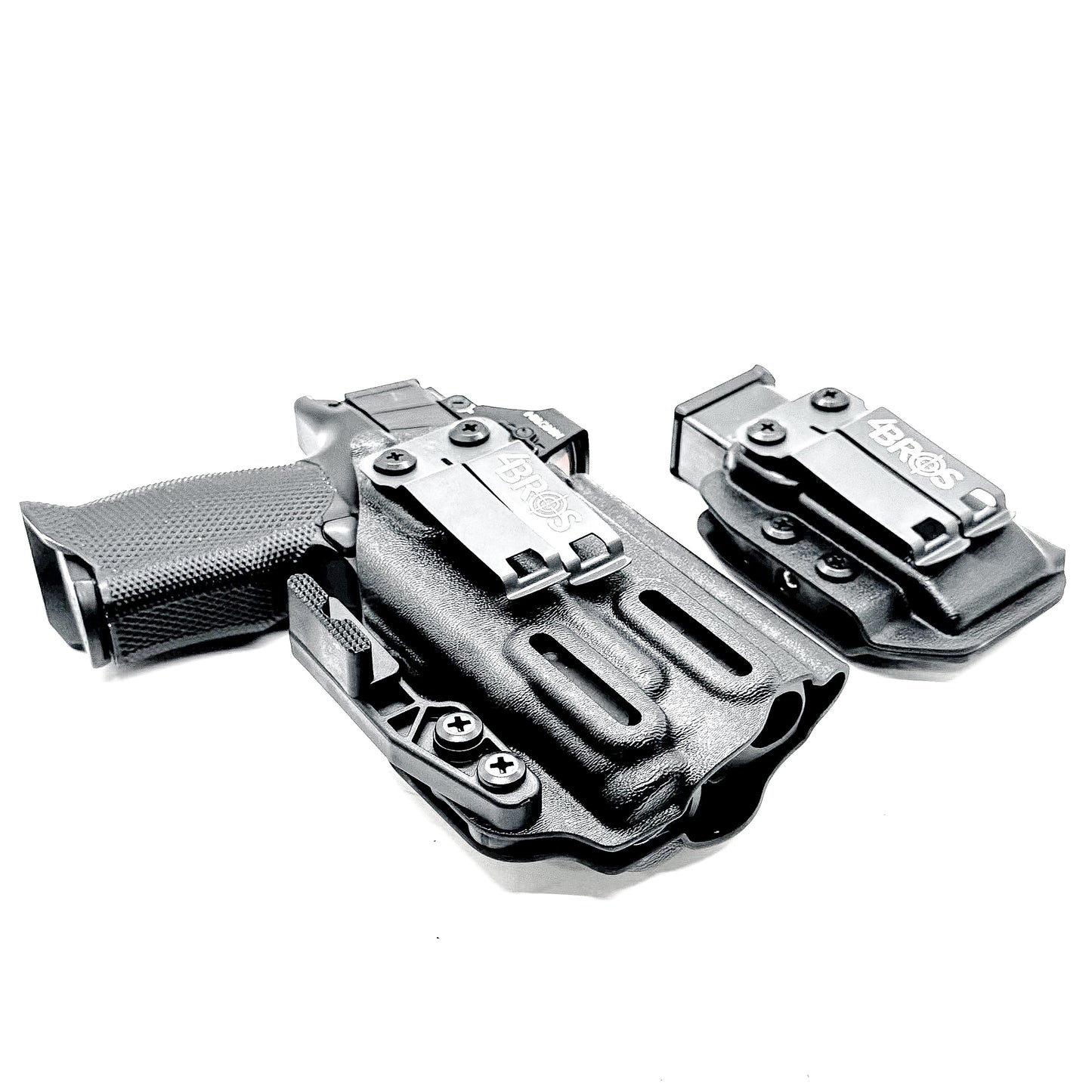 Four Brothers Sig Sauer P365XL & Icarus Precision A.C.E 365 XL Hybrid Grip Module & Streamlight TLR-7 Sub & magazine pouch IWB Inside Waistband Holster Combo