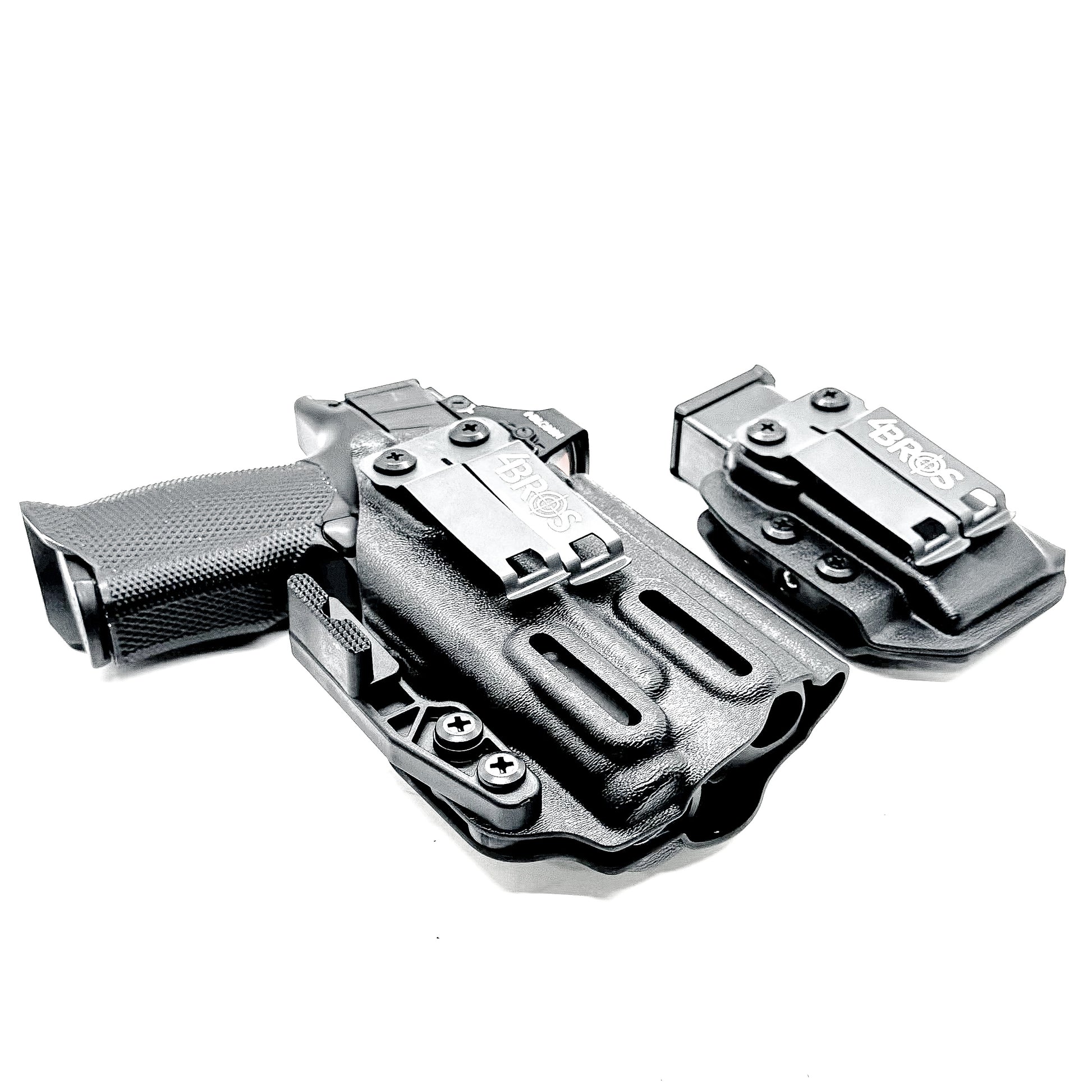 Four Brothers Sig Sauer P365XL & Icarus Precision A.C.E 365 XL Hybrid Grip Module  & Streamlight TLR-7 Sub & magazine pouch IWB Inside Waistband Holster Combo