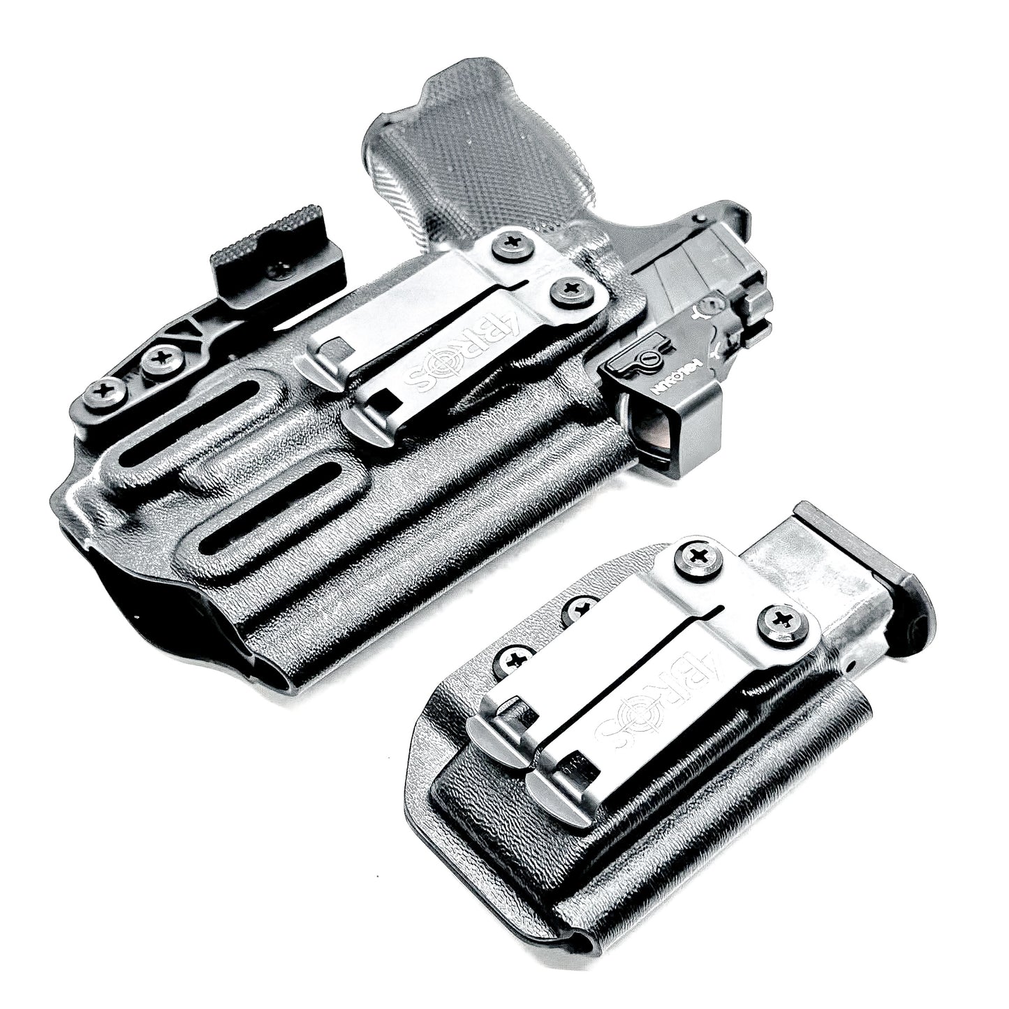 Four Brothers Sig Sauer P365XL & Icarus Precision A.C.E 365 XL Hybrid Grip Module & Streamlight TLR-7 Sub & magazine pouch IWB Inside Waistband Holster Combo
