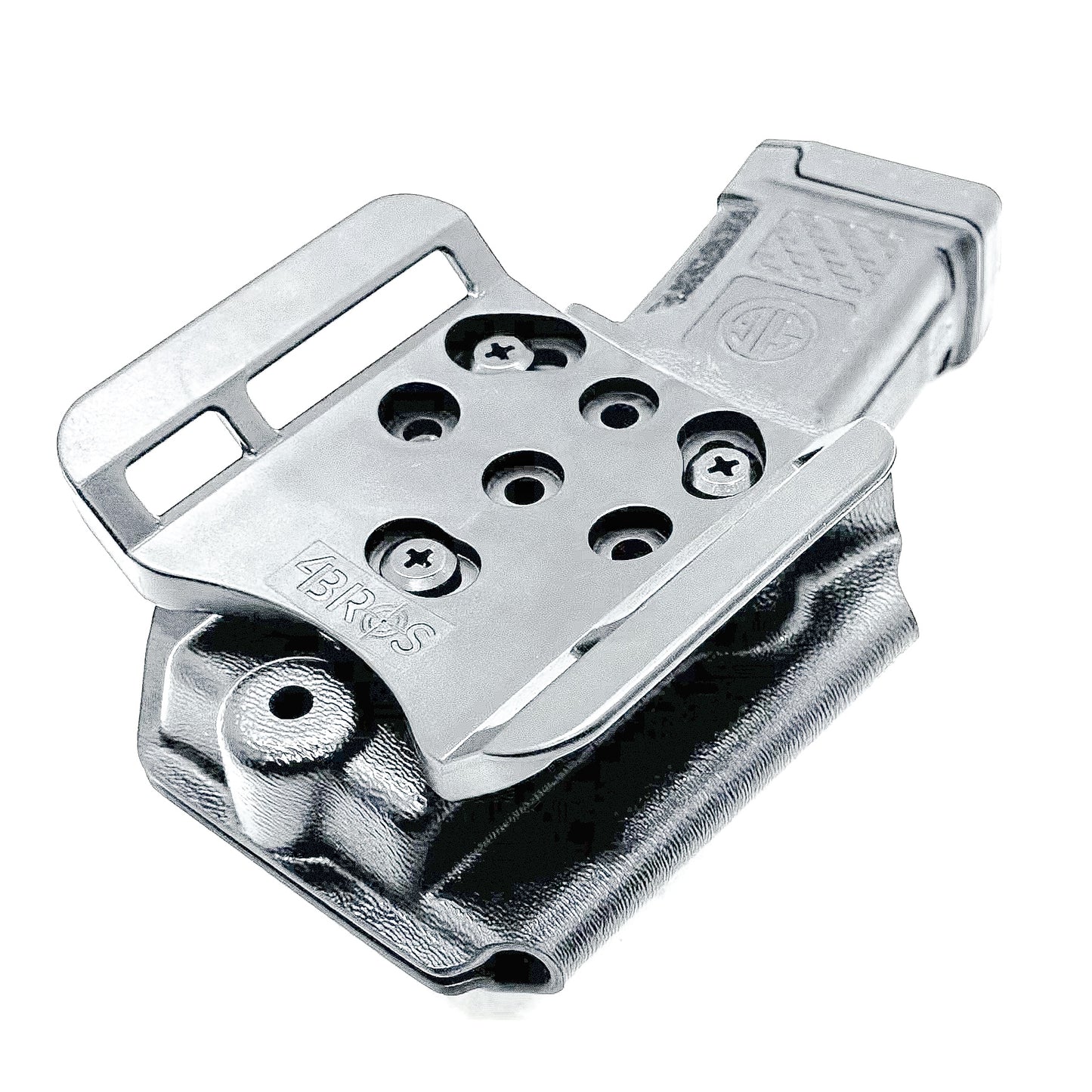 Kydex OWB Outside Waistband Magazine carrier for the Sig Sauer MPX Magazine, shop Four Brothers Holsters. Our Magazine Pouches are Made in the USA!