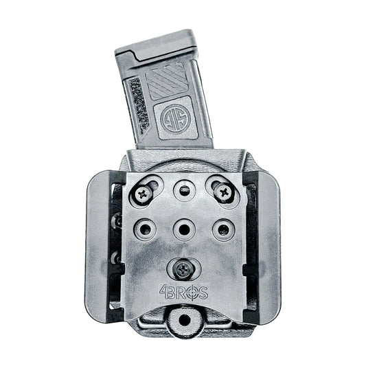 Kydex OWB Outside Waistband Magazine carrier for the Sig Sauer MPX Magazine, shop Four Brothers Holsters. Our Magazine Pouches are Made in the USA!