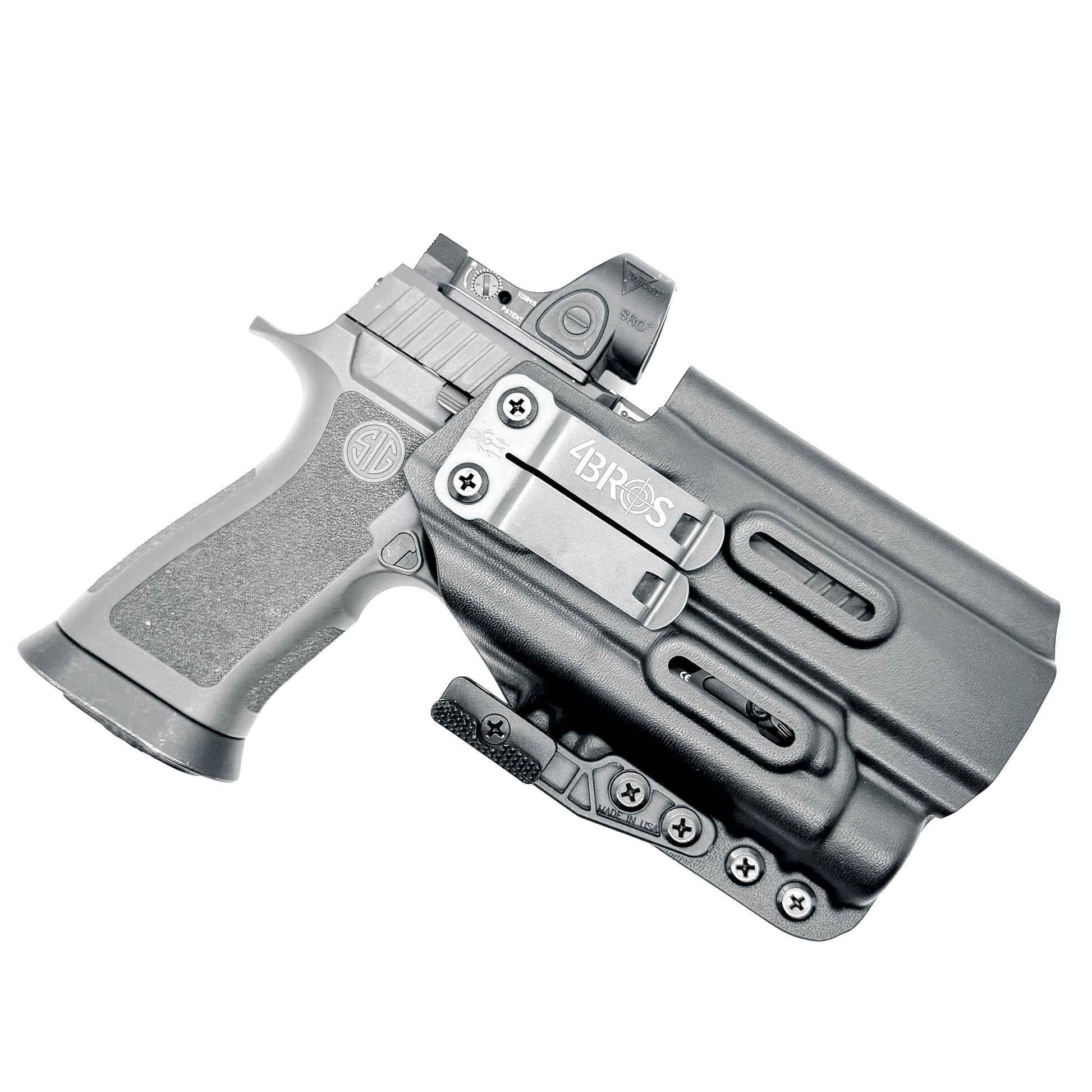 Black Sig Sauer P320 & TLR-1 HL-X IWB Holster from 4BROS Holsters