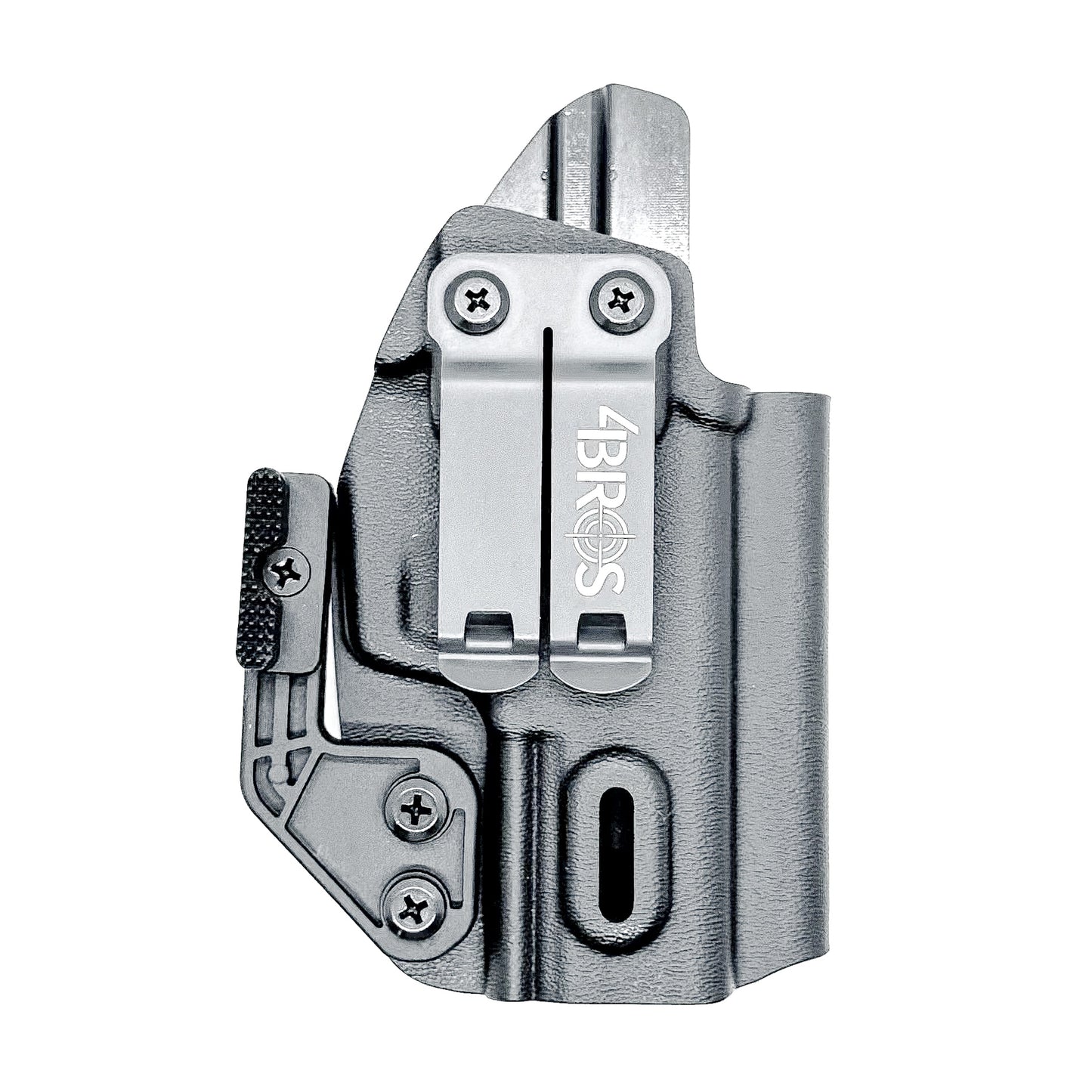 Inside Waistband IWB AIWB Kydex Holster for the Sig Sauer P365-AXG LEGION Gen 1 and Gen 2 from Four Brothers 4BROS Holsters. Proudly made in the USA.