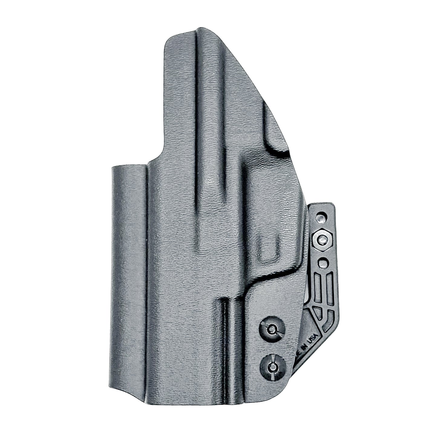 Inside Waistband IWB AIWB Kydex Holster for the Sig Sauer P365-AXG LEGION Gen 1 and Gen 2 from Four Brothers 4BROS Holsters. Proudly made in the USA.