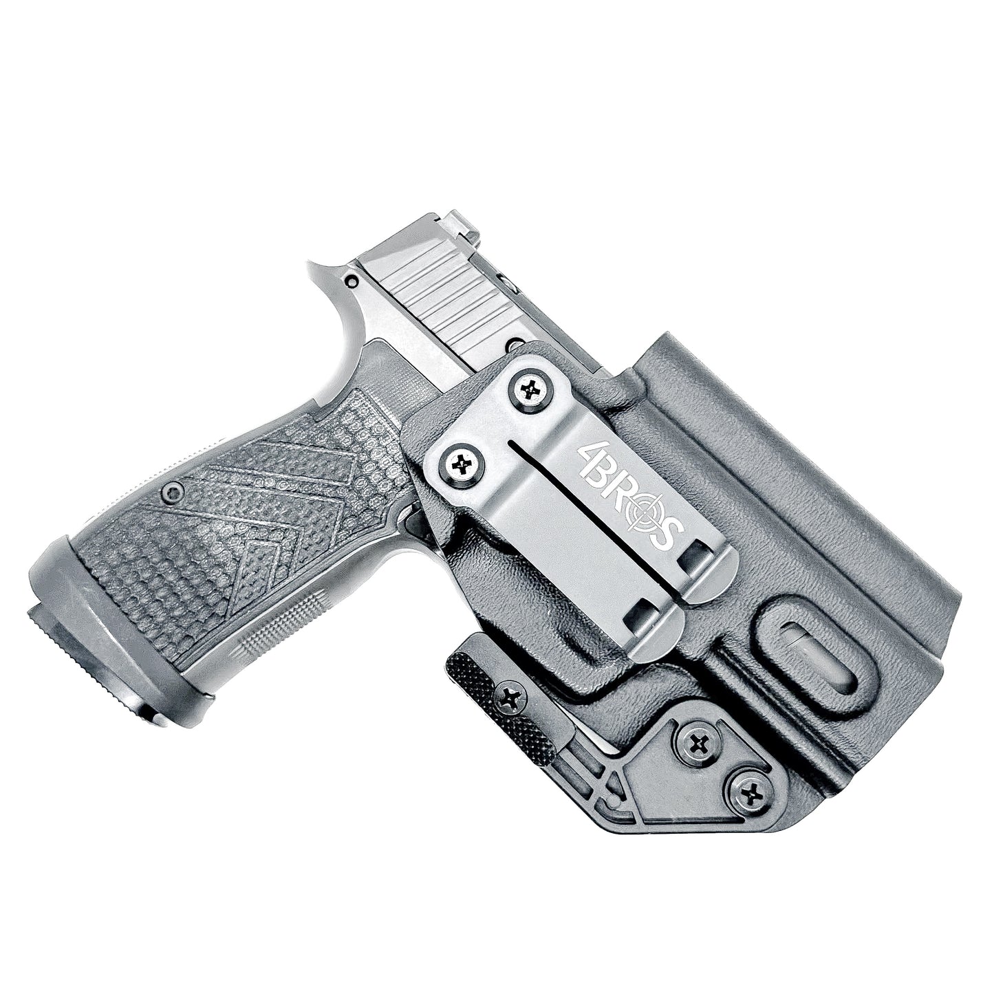 Inside Waistband IWB AIWB Kydex Holster for the Sig Sauer P365-AXG LEGION Gen 1 and Gen 2 from Four Brothers 4BROS Holsters. Proudly made in the USA.