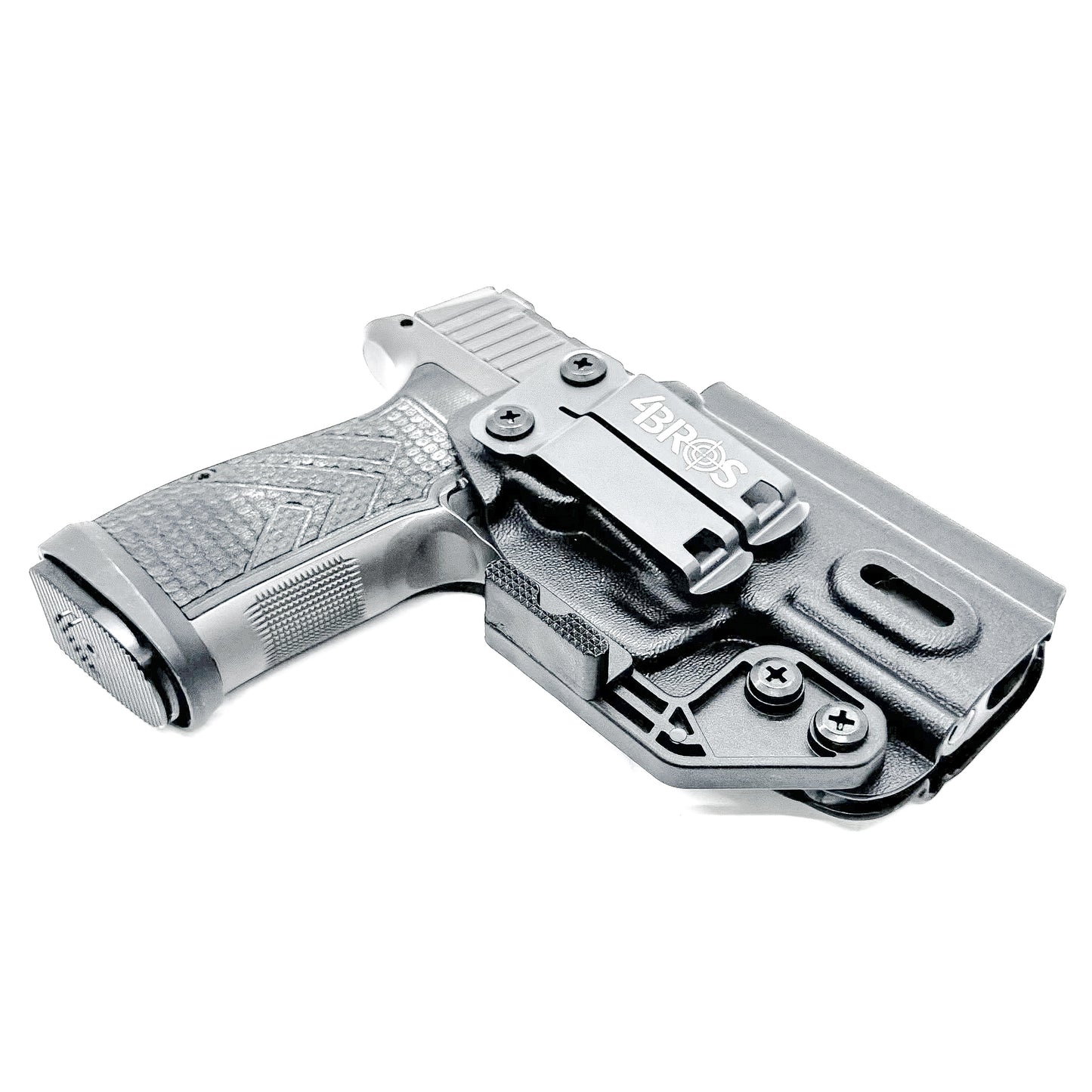 Inside Waistband IWB AIWB Kydex Holster for the Sig Sauer P365-AXG LEGION Gen 1 and Gen 2 from Four Brothers 4BROS Holsters. Proudly made in the USA.