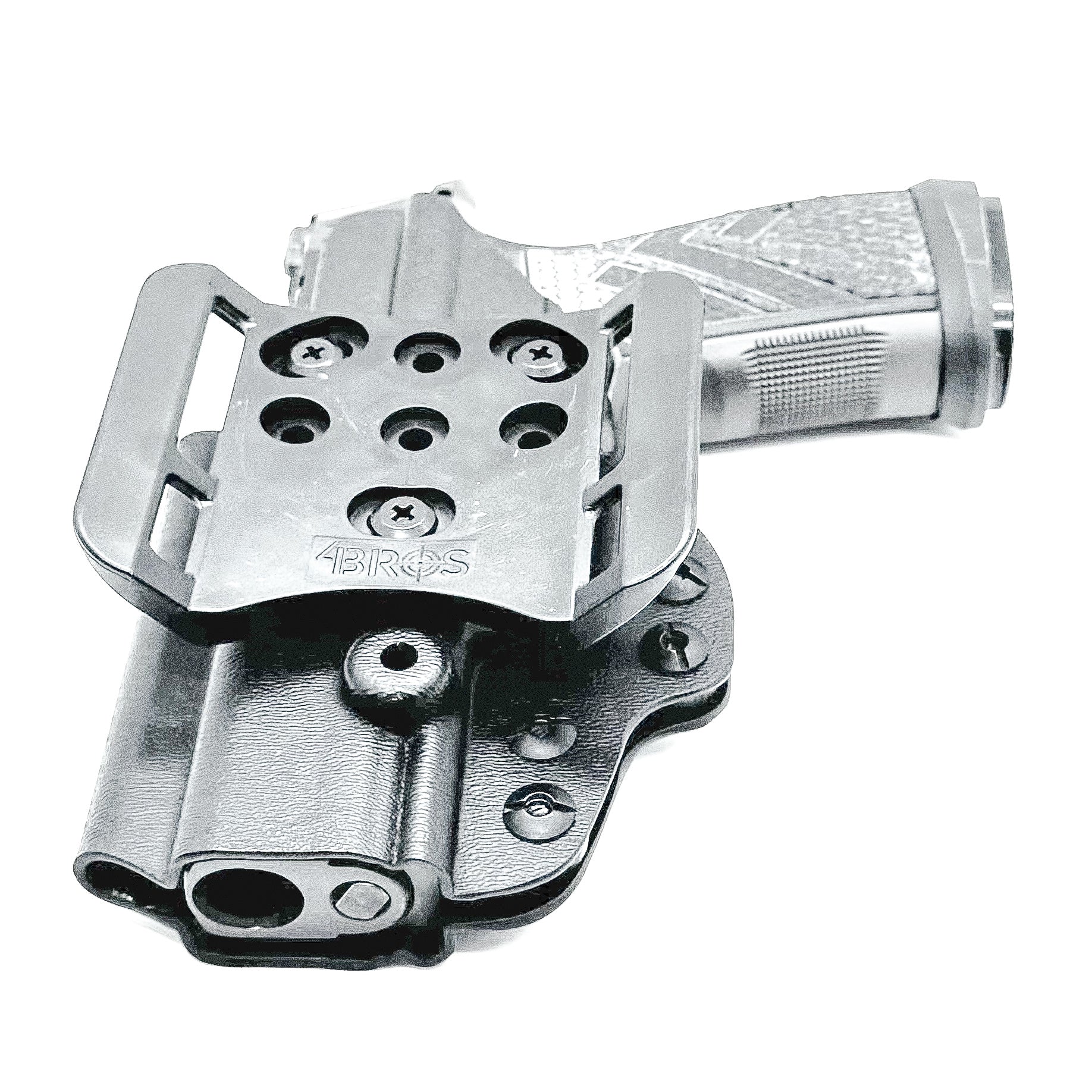 Black Outside Waistband OWB Kydex Holster for the Sig Sauer P365-AXG LEGION Gen 2 handgun, from Four Brothers 4BROS Holsters.