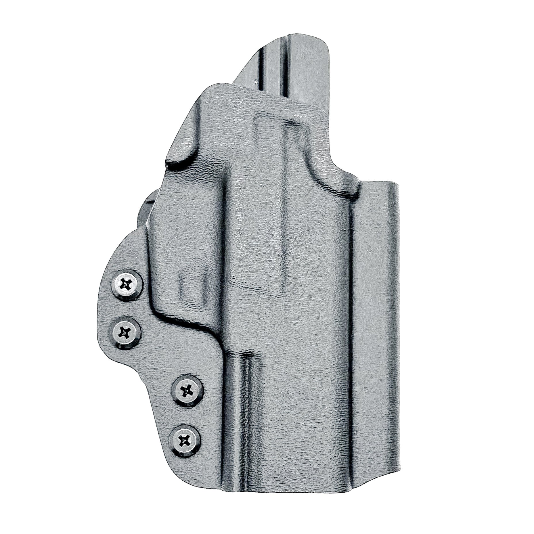 Black Outside Waistband OWB Kydex Holster for the Sig Sauer P365-AXG LEGION Gen 2 handgun, from Four Brothers 4BROS Holsters.