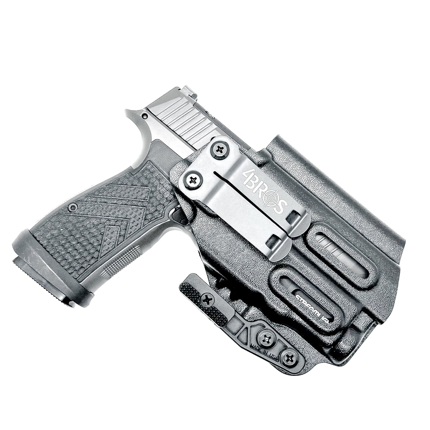 Inside Waistband IWB holster for Sig P365-AXG Legion with Streamlight TLR-7 Sub (1913). Red dot ready, Enigma compatible, Gen 2 specific. Made in USA.