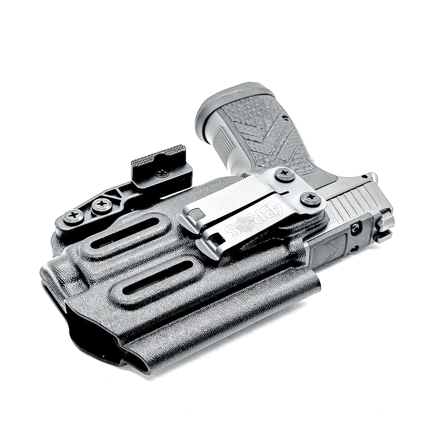 Inside Waistband IWB holster for Sig P365-AXG Legion with Streamlight TLR-7 Sub (1913). Red dot ready, Enigma compatible, Gen 2 specific. Made in USA.