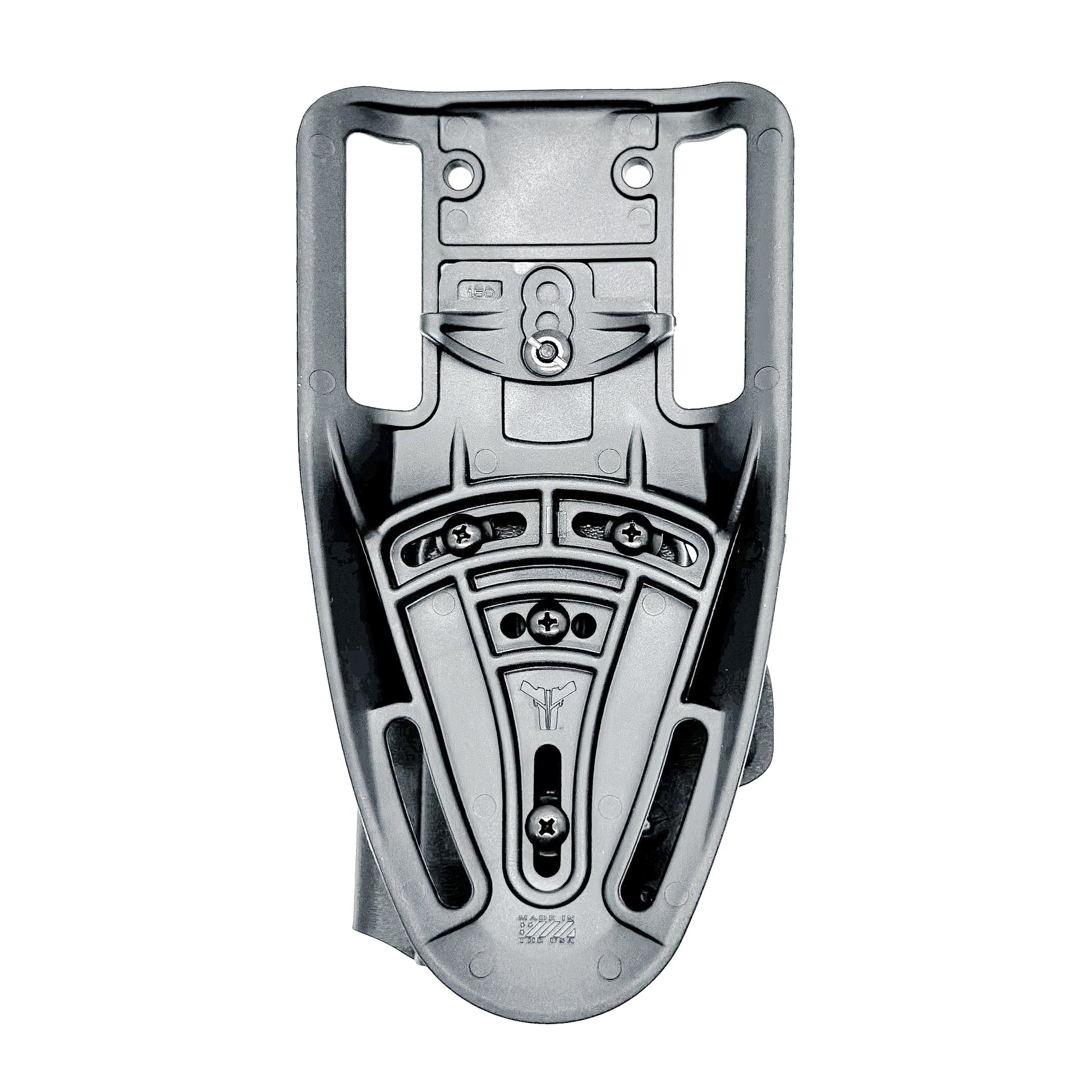 Black OWB Outside Waistband Sig Sauer P365-AXG Legion Duty & Competition Style Kydex Holster from Four Brothers Holsters.  Proudly made in the USA.