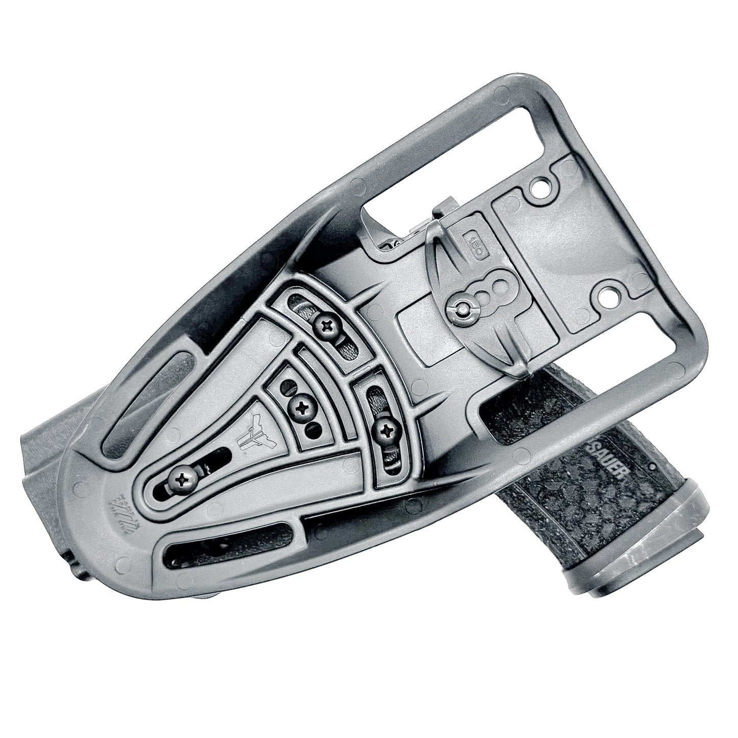 Light duty & competition OWB holster for Sig Sauer P365-FUSE. Red dot ready, adjustable retention, and USA-made
