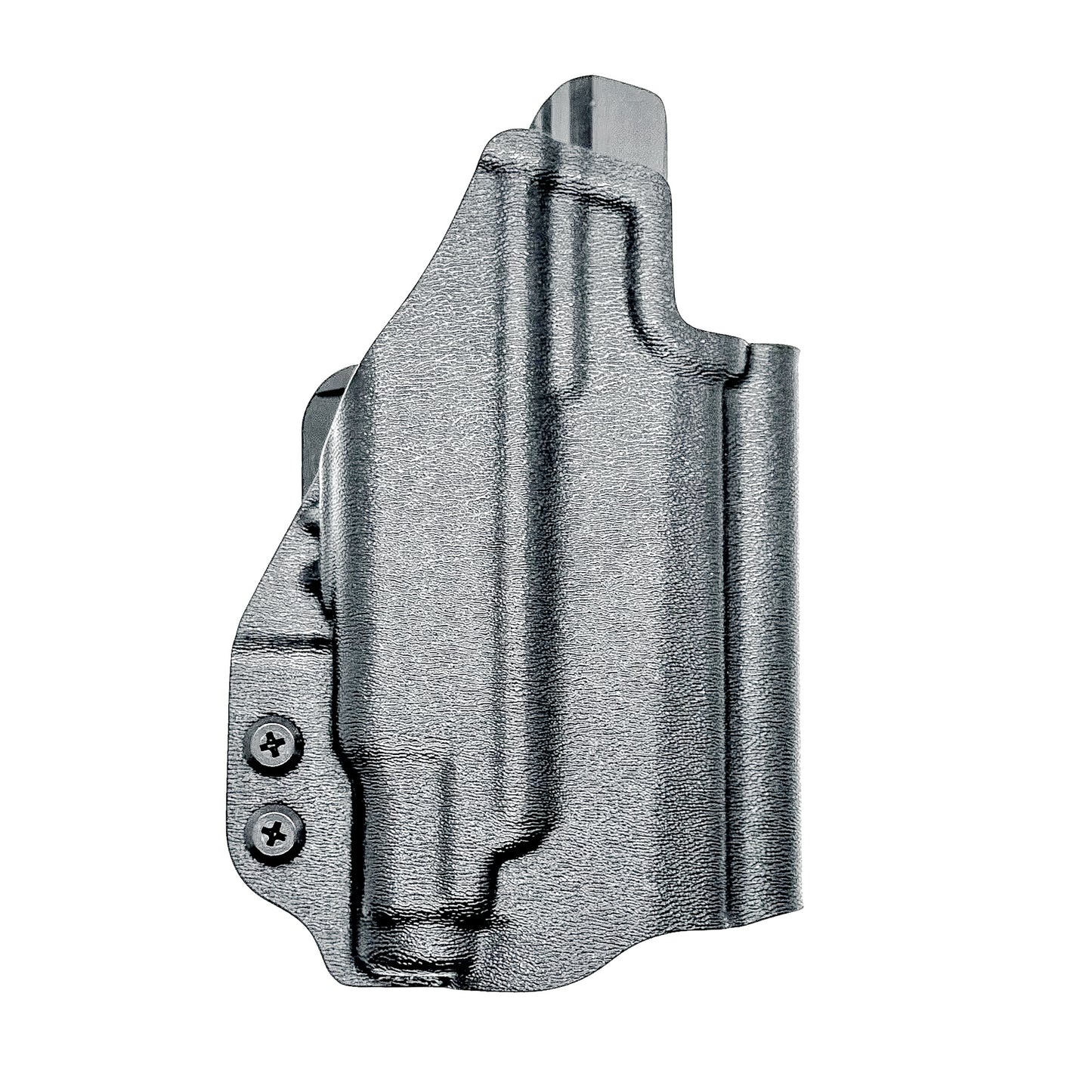 Sig Sauer P365-XMACRO OWB Holster with Icarus A.C.E. “X” MACRO Grip Module and Streamlight TLR-7 Sub 1913, black Kydex, with 4BROS 1.5" belt attachment