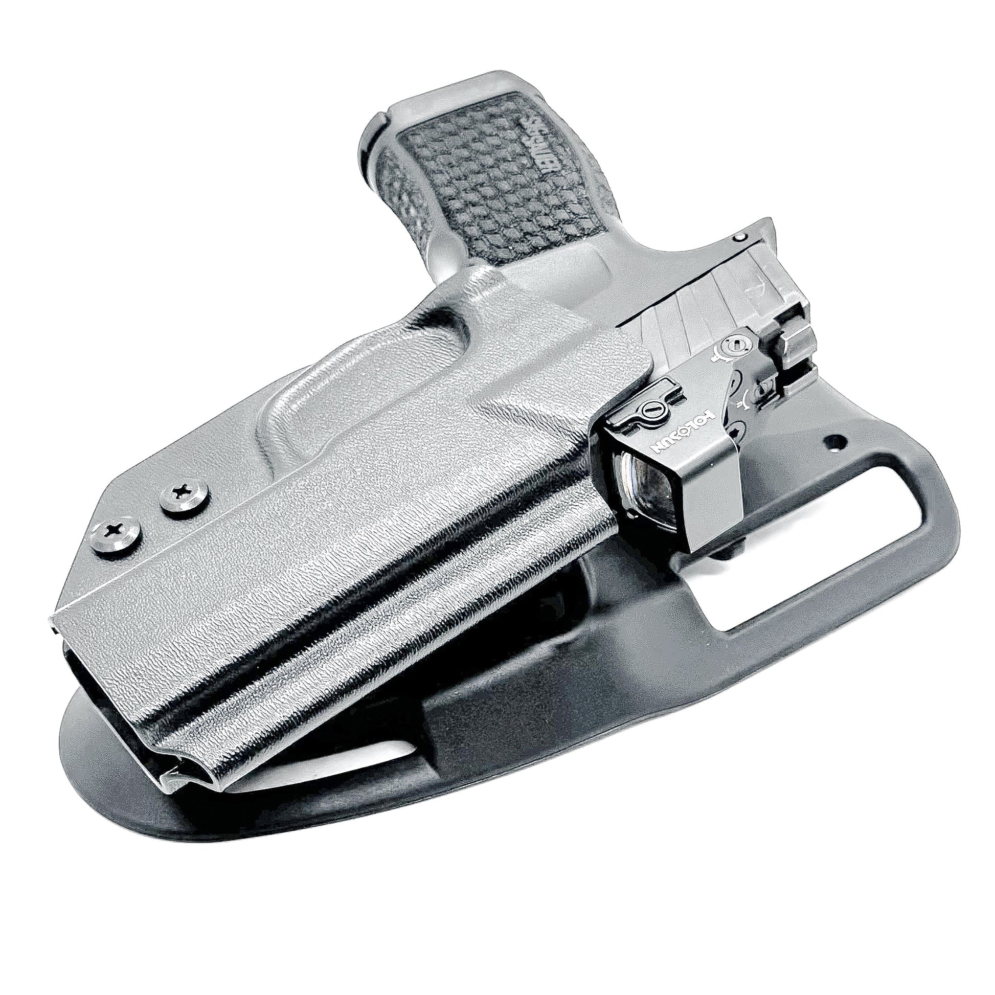 Outside Waistband Light Duty & Competition Style Holster designed to fit the Sig Sauer P365XL handgun.