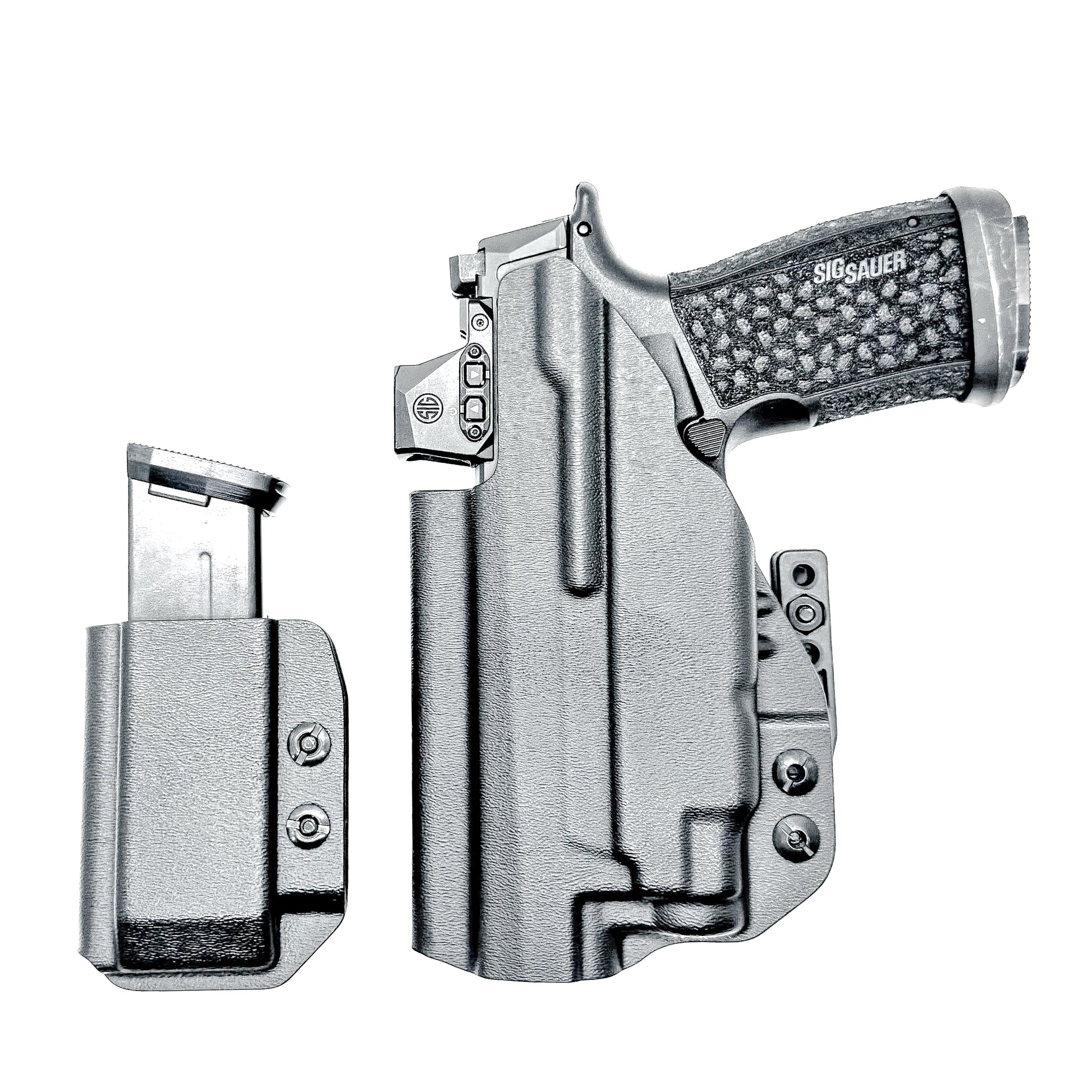 Inside Waistband IWB Holster & Magazine carrier Combo for the Sig Sauer P365-FUSE & Streamlight TLR-7 Sub, X Sub, or TLR-7 HL-X Sub from Four Brothers Holsters