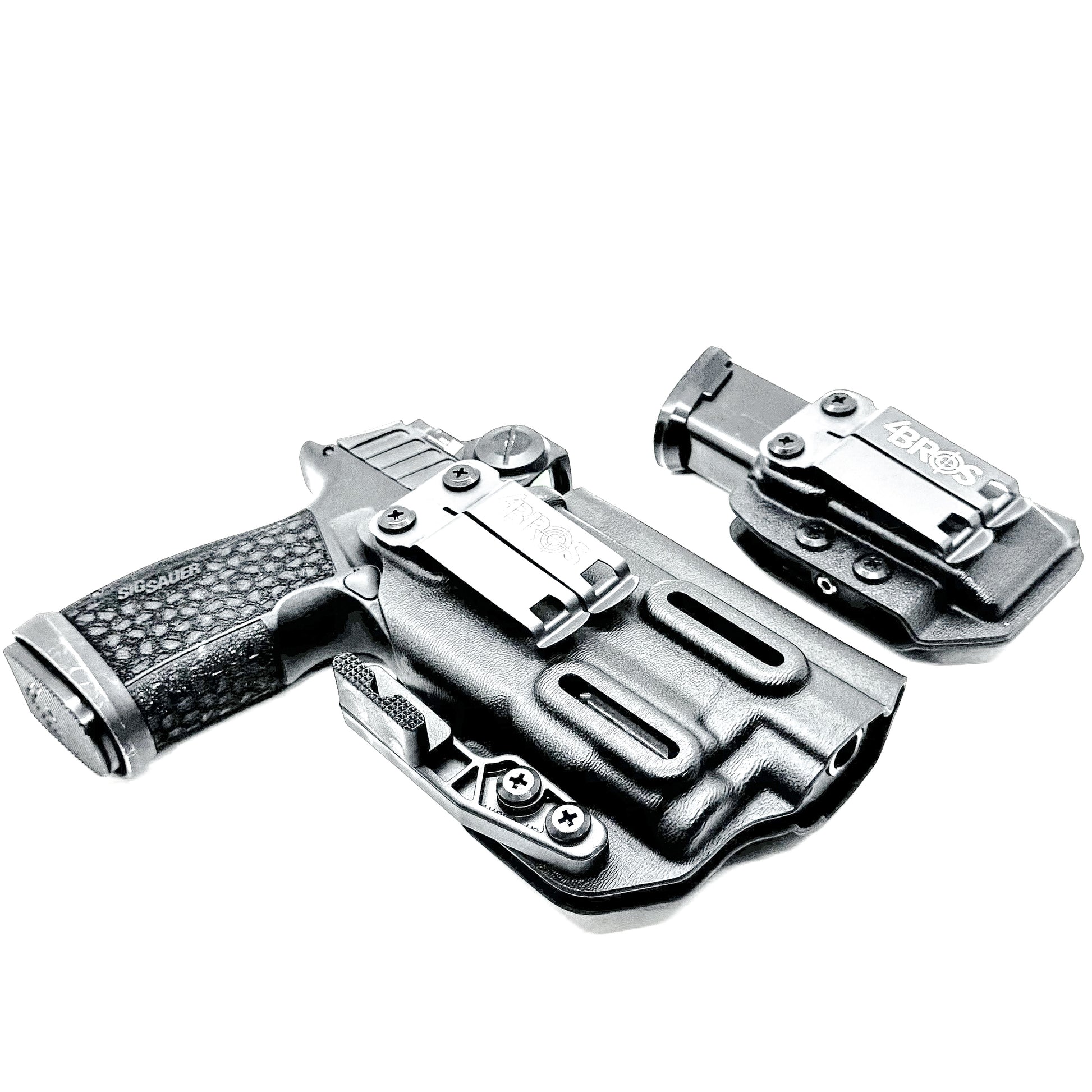 Inside Waistband IWB Holster & Magazine carrier Combo for the Sig Sauer P365-FUSE & Streamlight TLR-7 Sub, X Sub, or TLR-7 HL-X Sub from Four Brothers Holsters